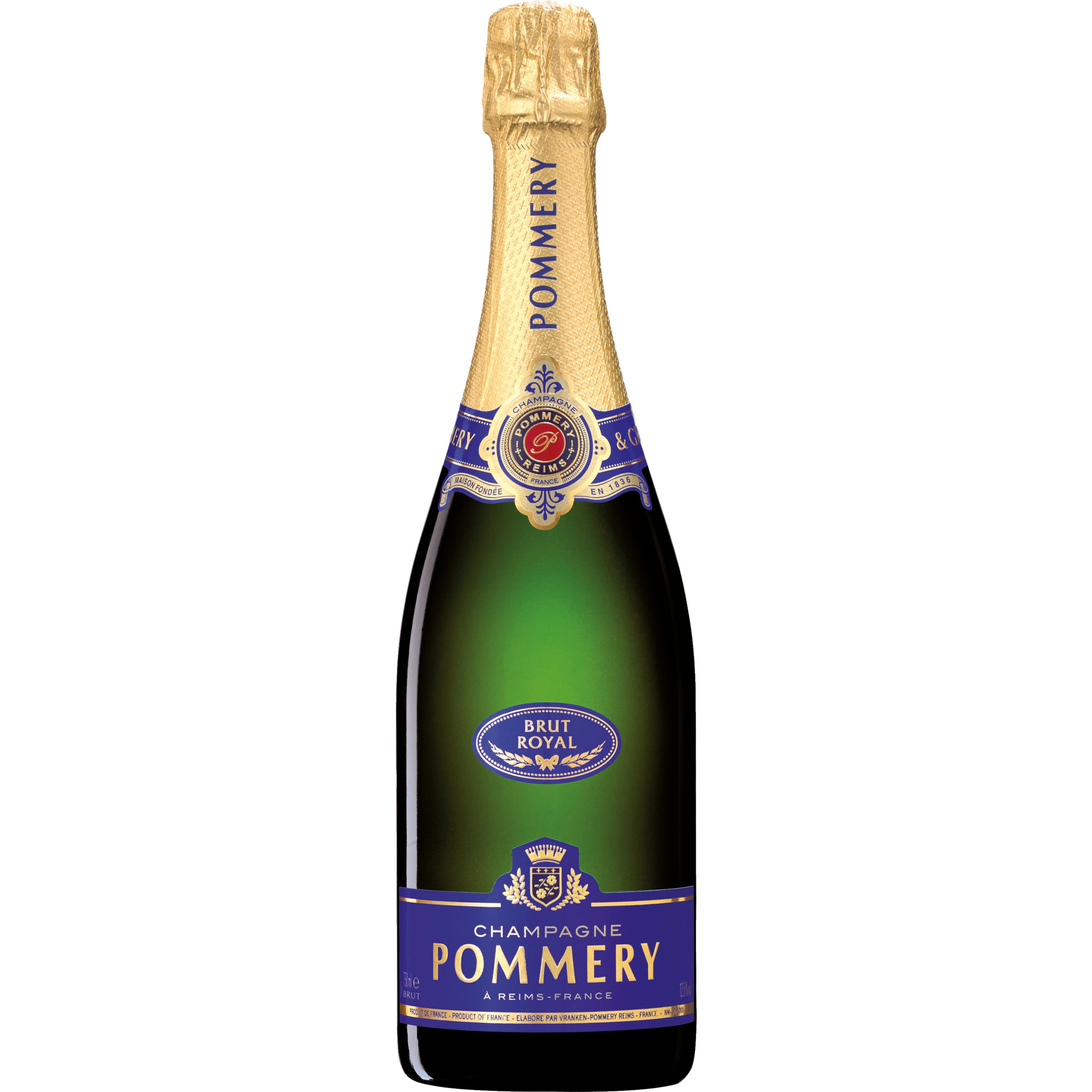 Champagne Pommery Royal, Brut, Champagne AC, Champagne, Schaumwein Vranken-Pommery - 51100 Reims - France Hawesko DE