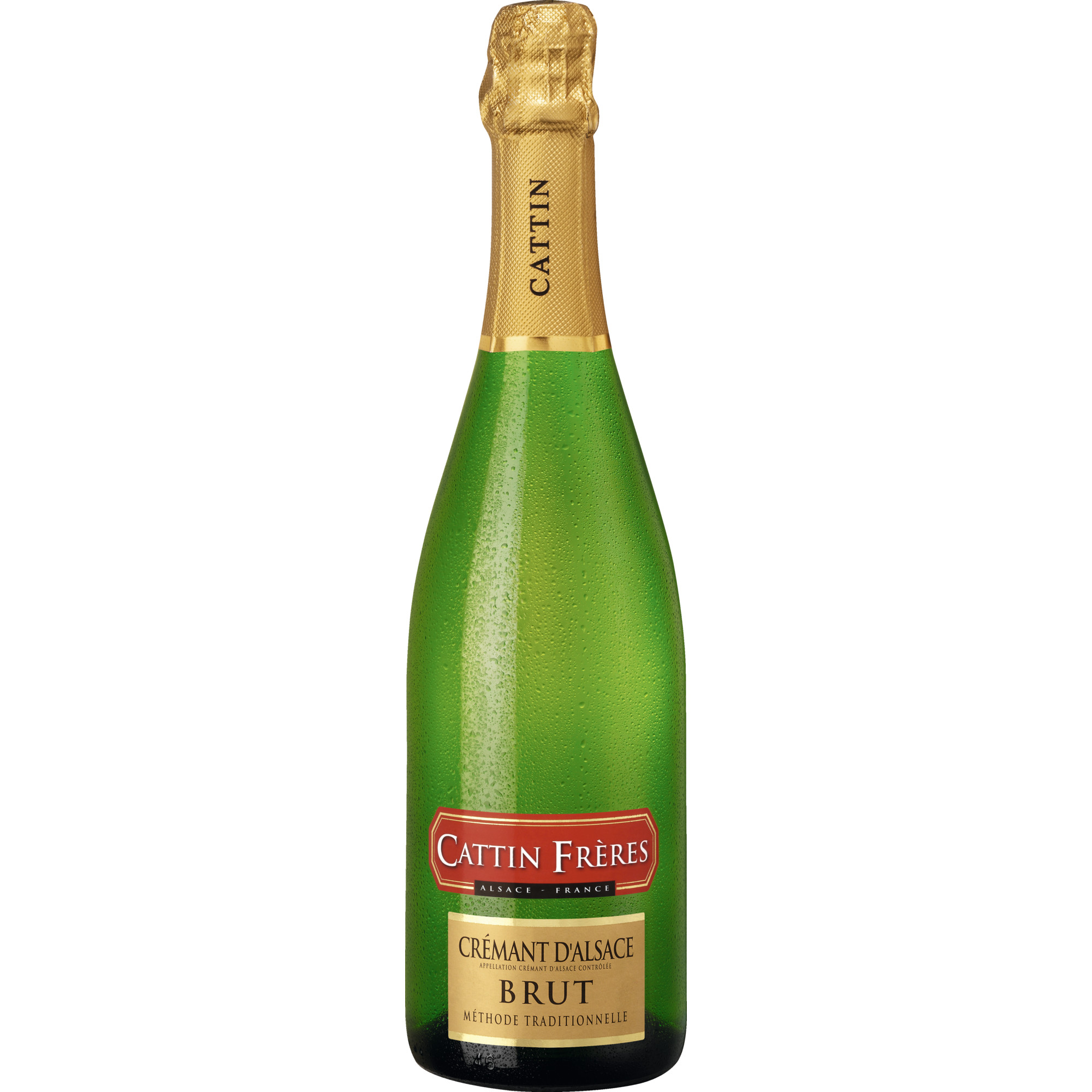 Crémant Cattin Frères, Brut, Crémant d%27Alsace AOP, Elsass, Schaumwein - Sekt & Crémant