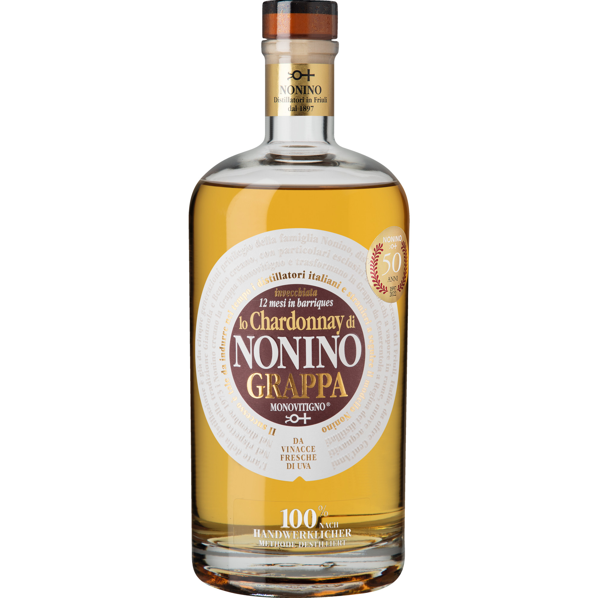 Image of Grappa Nonino Lo Chardonnay 41% 0,7l (38,43 &euro; pro 1 l)