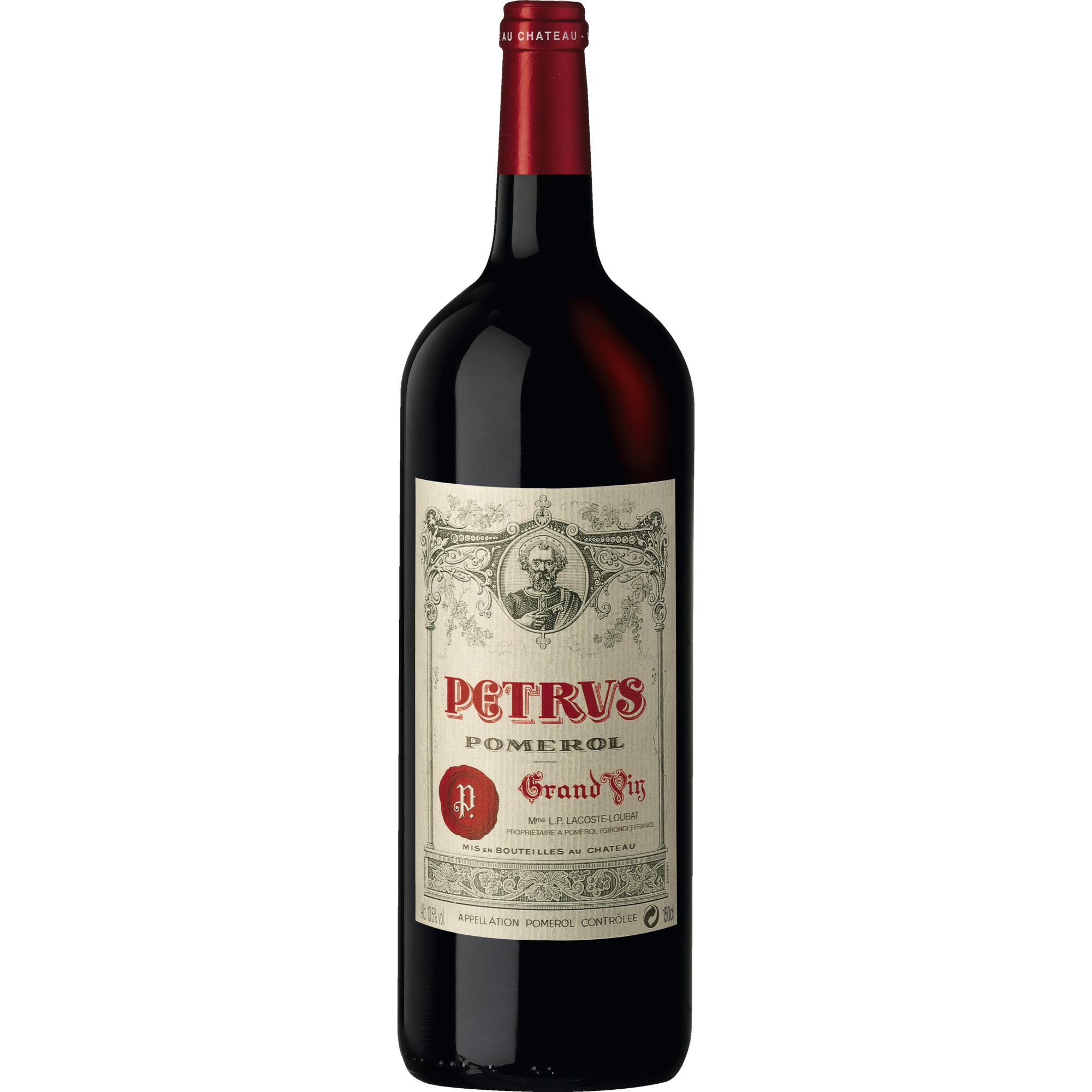 Petrus, Pomerol AOP, Magnum, Bordeaux, 2015, Rotwein