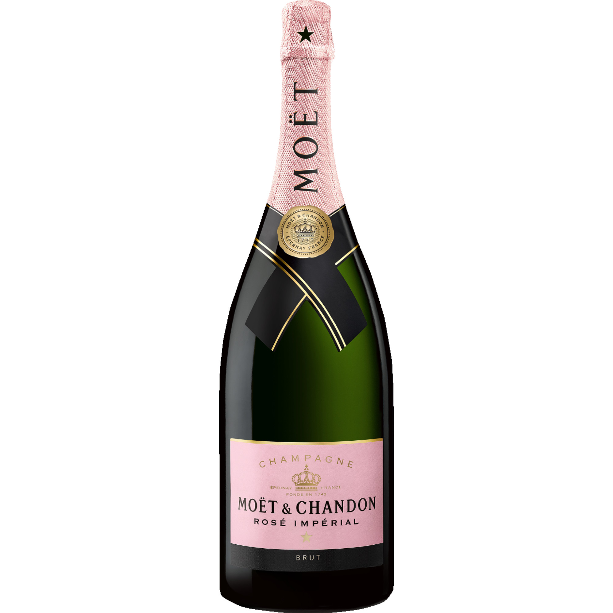 Image of Champagne Moet & Chandon Imperial Rosé, Brut, Champagne AC, Magnum, Champagne, Schaumwein