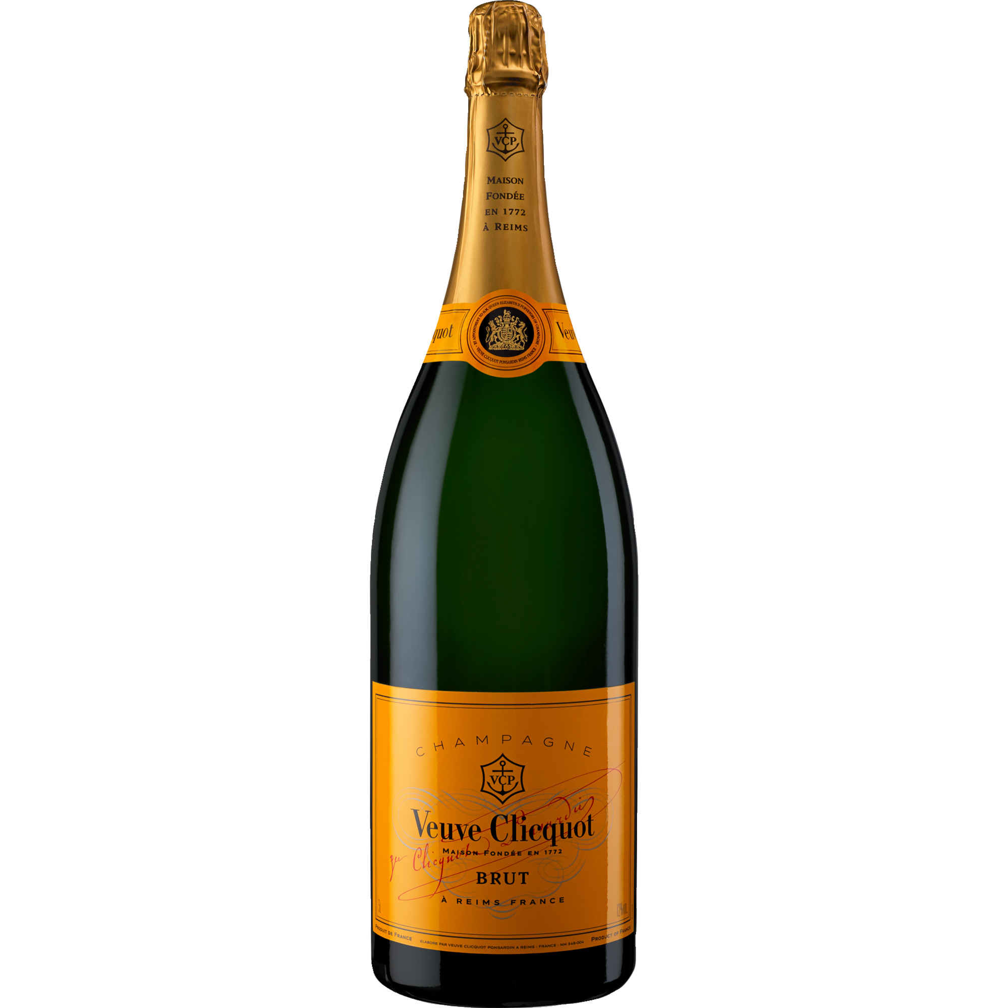Champagne Veuve Clicquot Ponsardin, Brut, Champagne AC, Jeroboam, Einzelholzkiste, Champagne, Schaumwein - Champagner