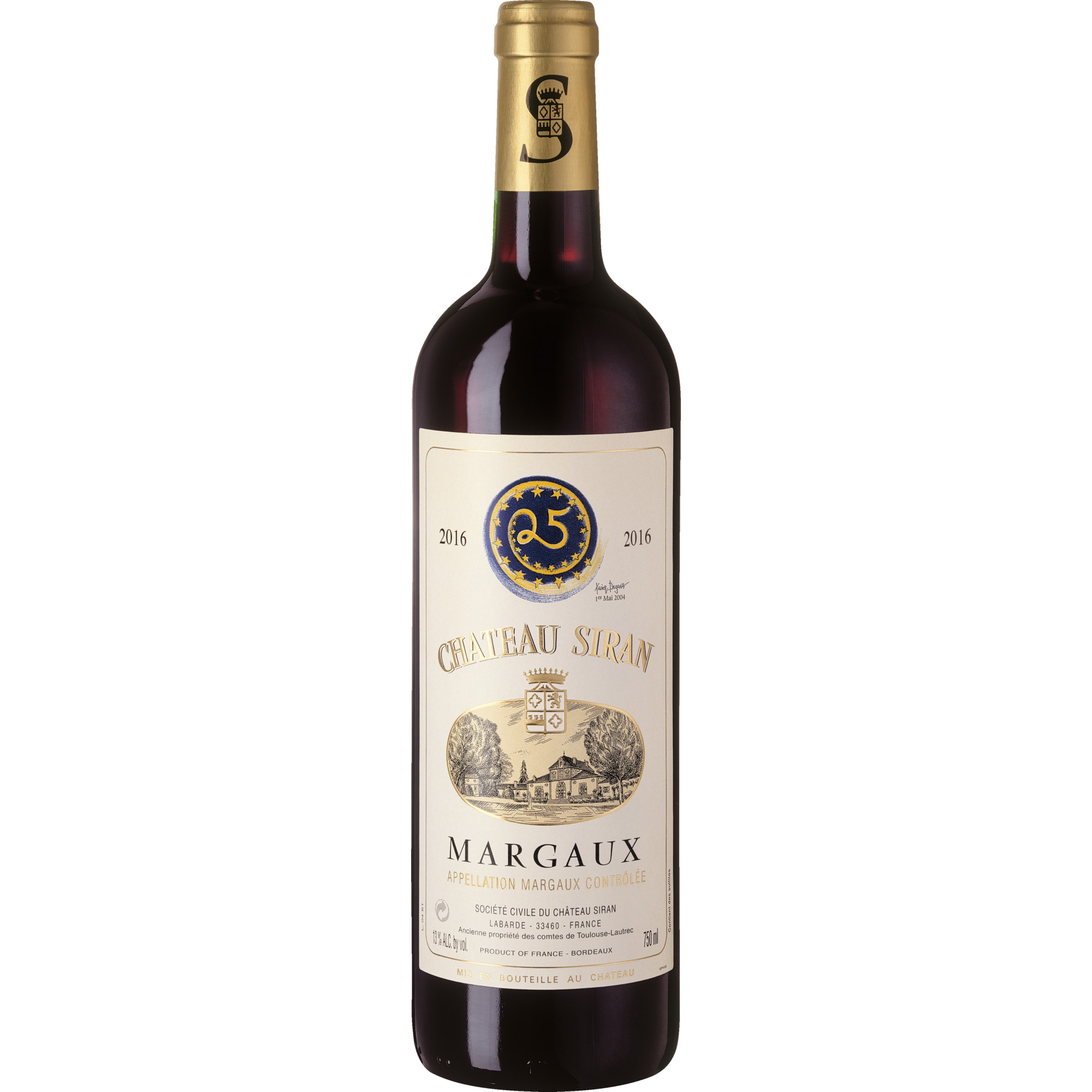 Château Siran, Margaux AOP, Bordeaux, 2016, Rotwein - Rotwein
