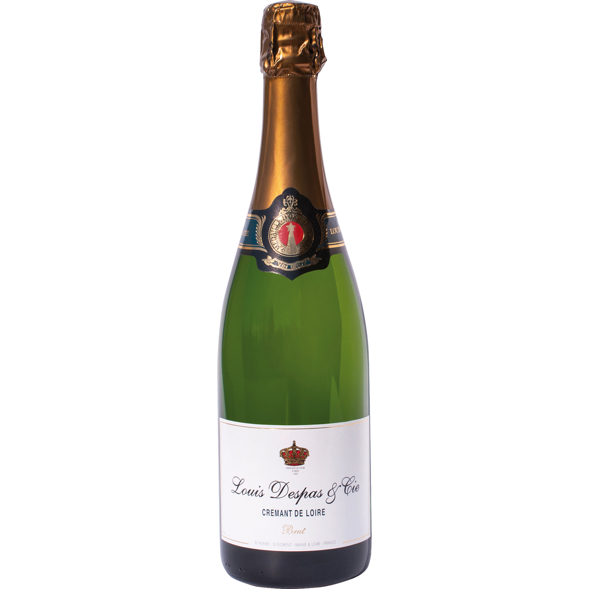 Image of Louis Despas & Cie Crémant, Crémant de Loire AC, Loire, Schaumwein