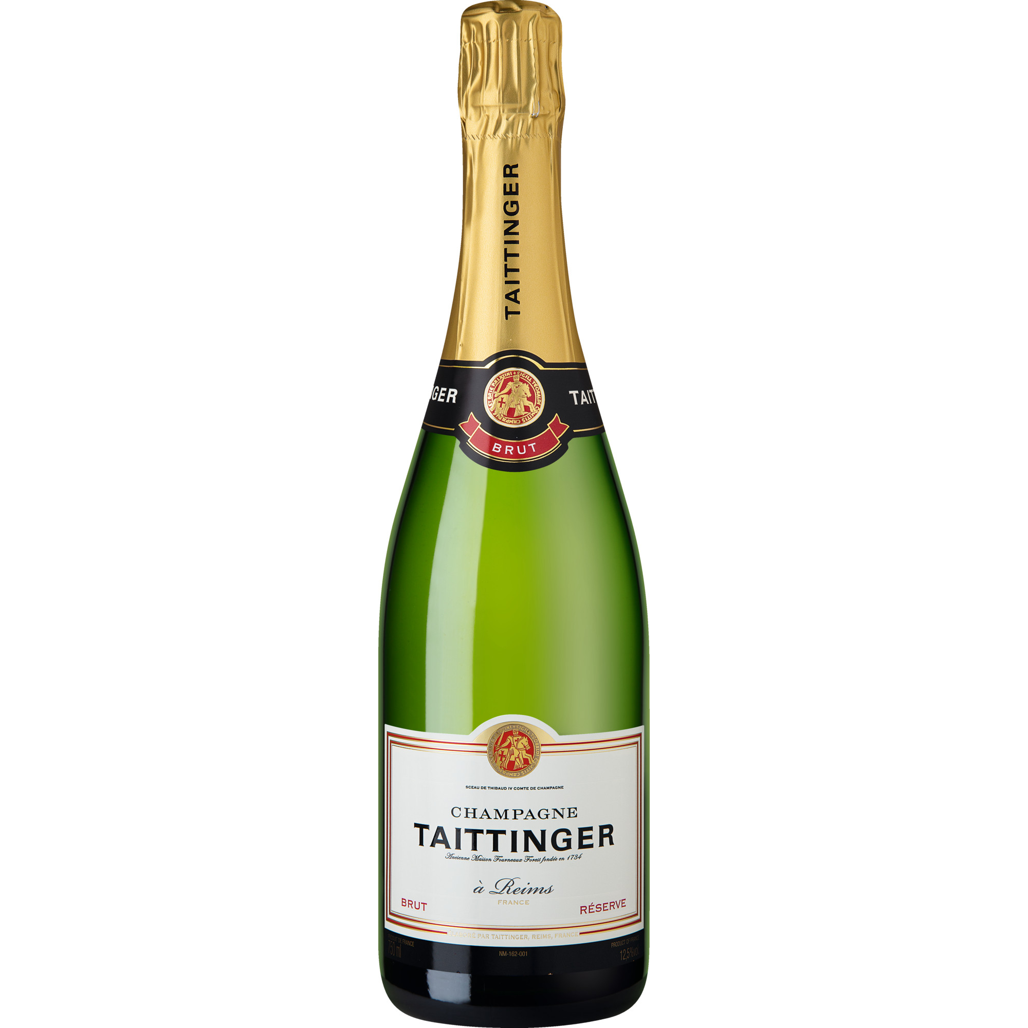 Champagne Taittinger Réserve, Brut, Champagne AC, Champagne, Schaumwein  Champagner Hawesko