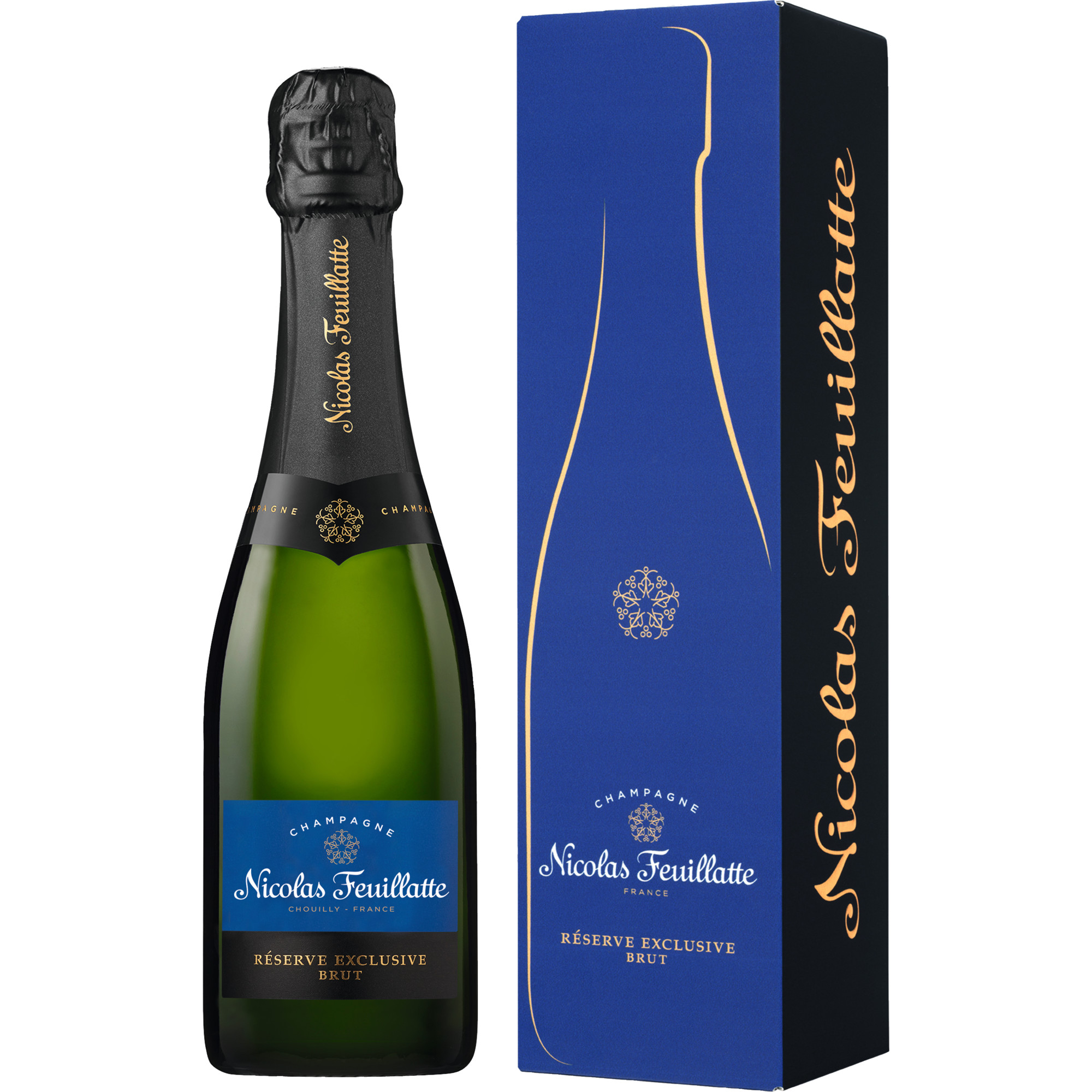 Image of Champagne Nicolas Feuillatte Réserve Exclusive, Brut, Champagne AC, 0,375L, Champagne, Schaumwein