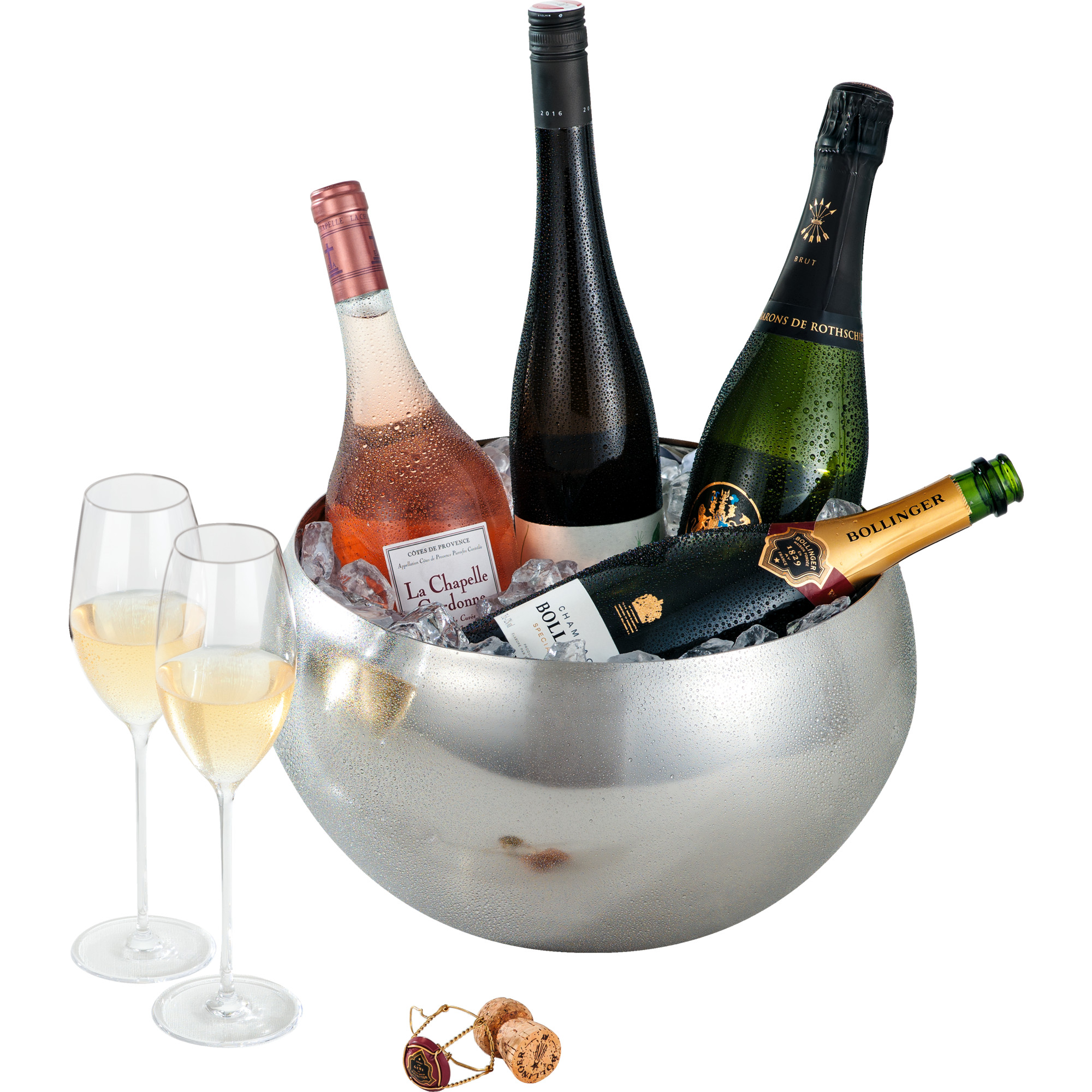 Image of Champagnerkühler Nizza, 30 cm (d), Accessoires
