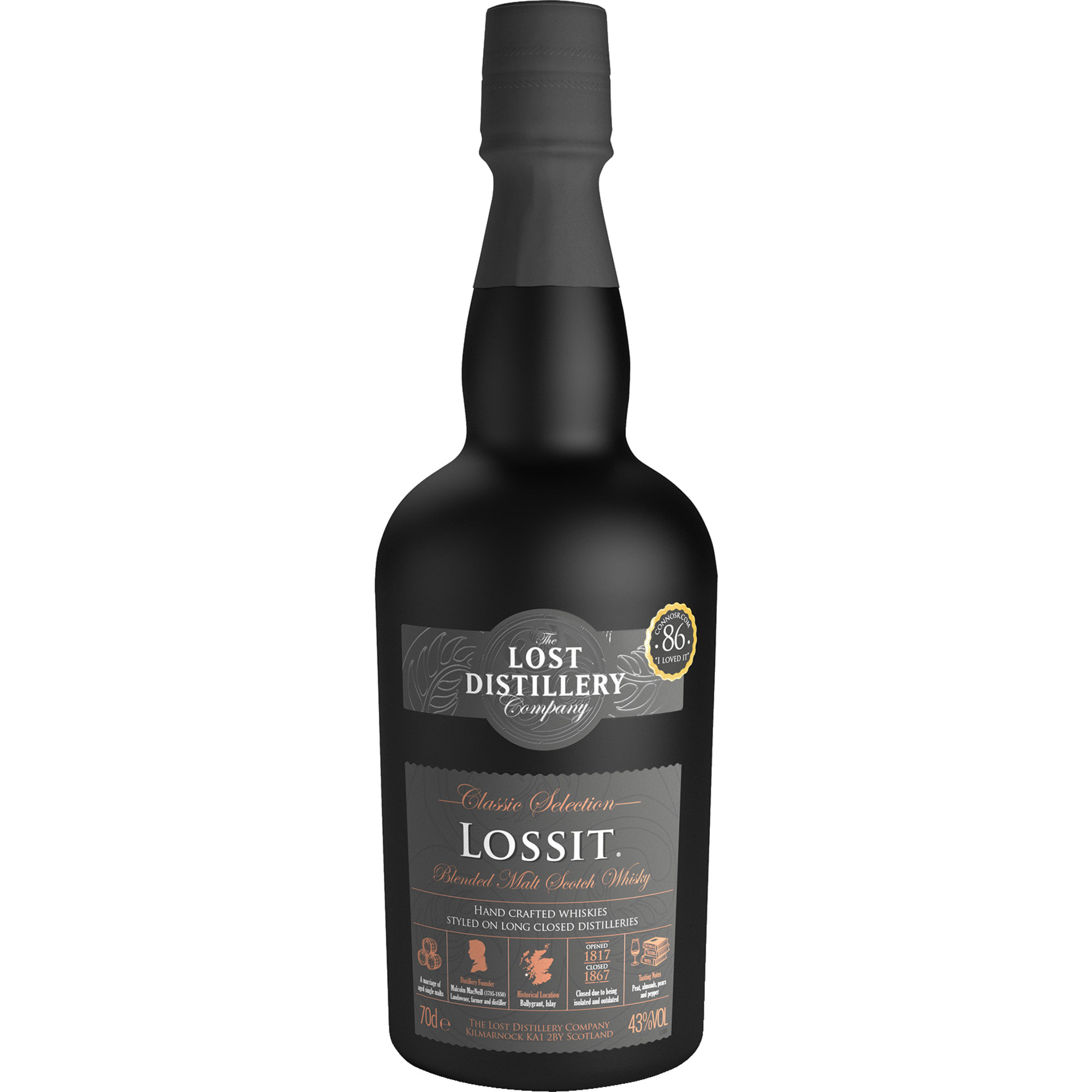 Lossit Classic Selection Blended Scotch Whisky, 43 % vol. 0,7 L, Schottland, Spirituosen  Spirituosen Hawesko