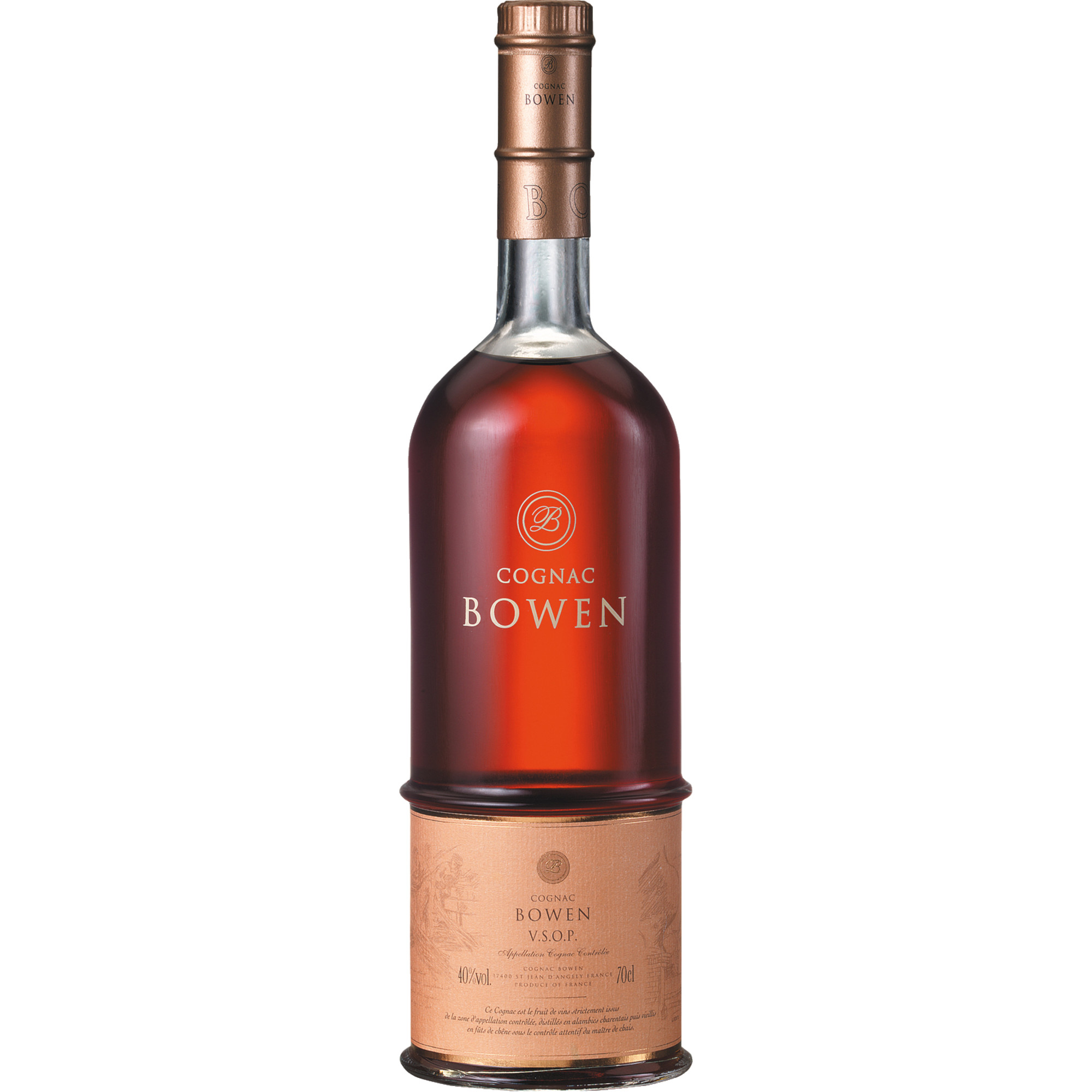 Cognac Bowen VSOP, Cognac AOP, Geschenketui, 0,7L, Spirituosen  Spirituosen Hawesko