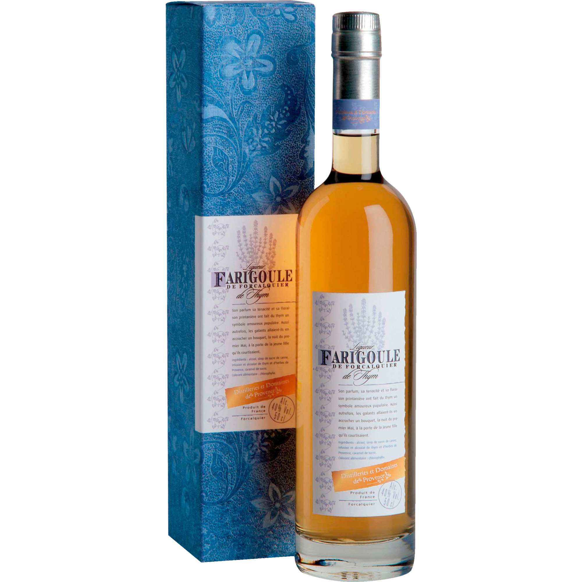 Farigoule Liqueur de Thym, Liqueur, 40% Vol., 0,5L, Spirituosen - Spirituosen