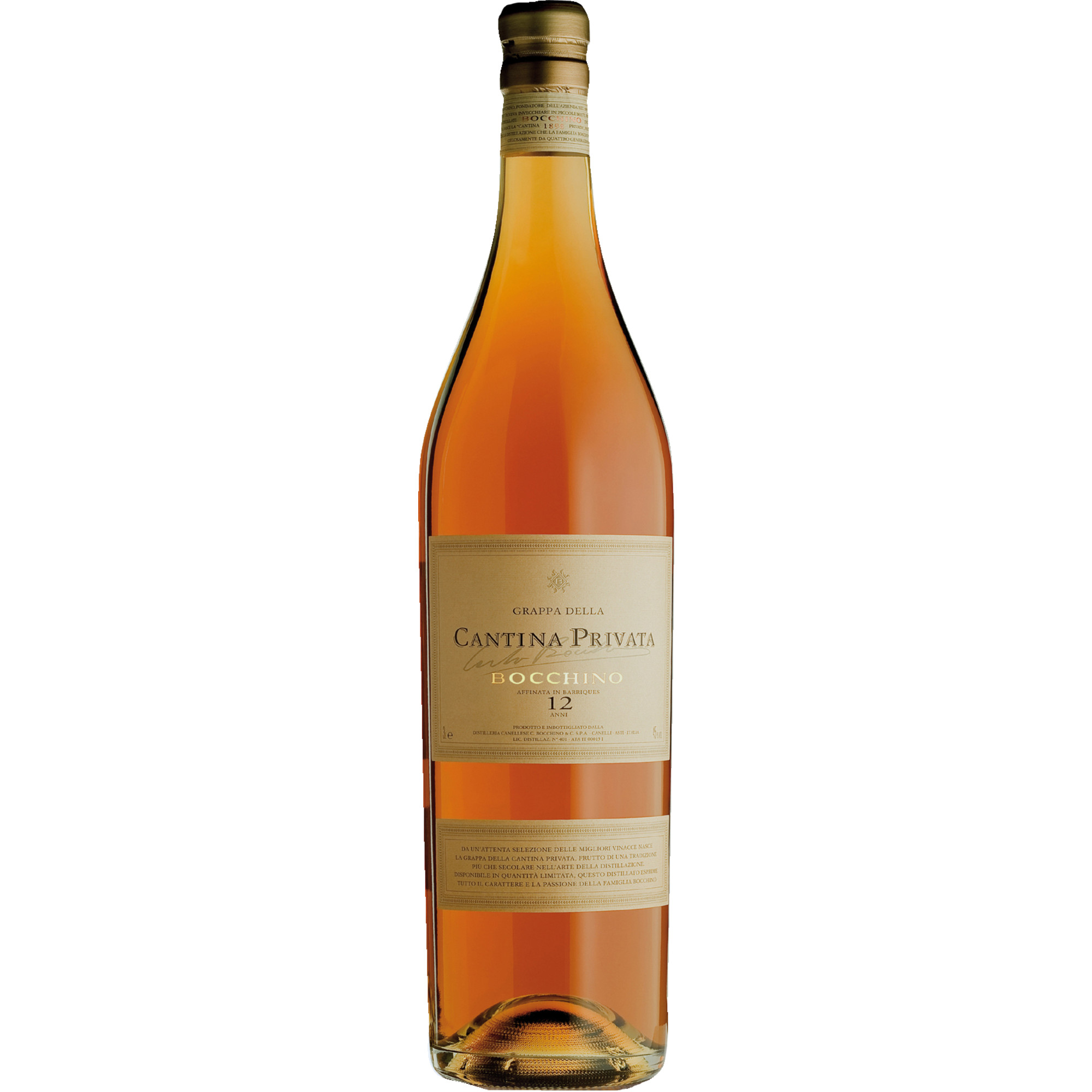 Image of Bocchino Grappa Della Cantina Privata 12 Anni