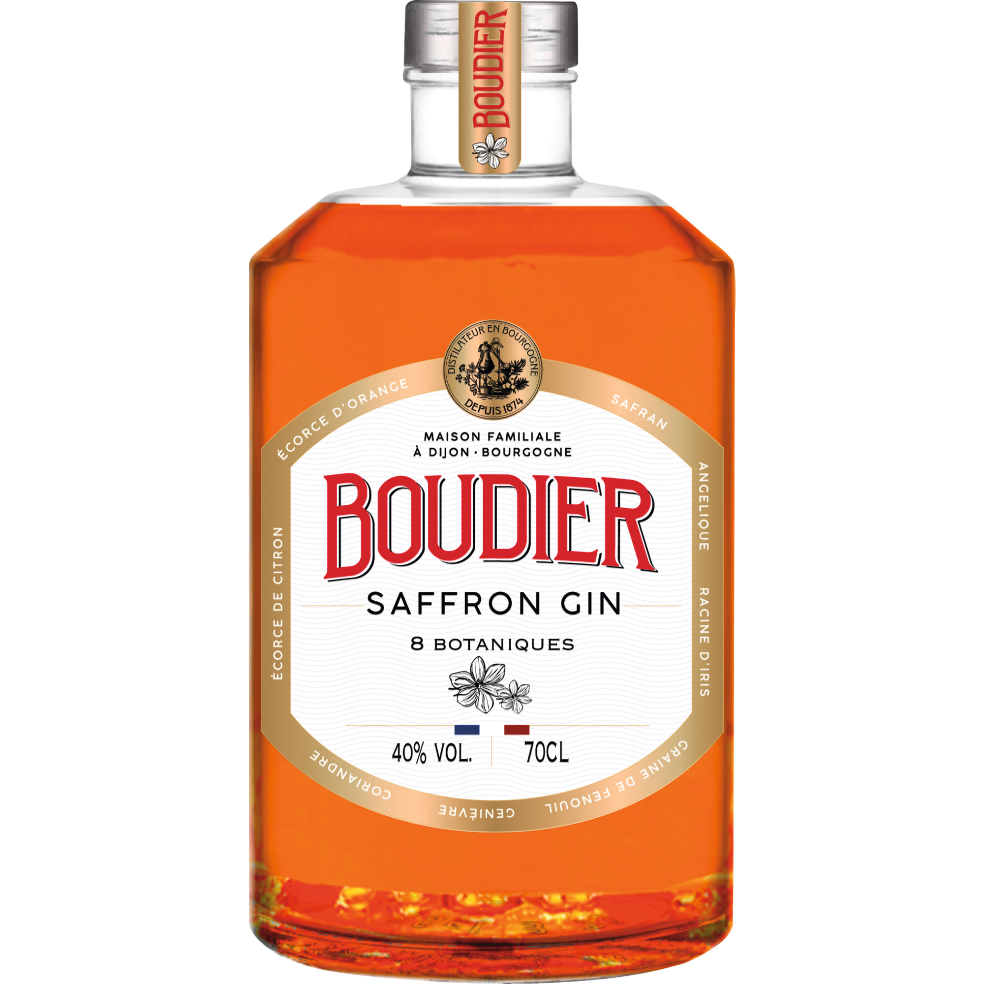 Image of Gabriel Boudier Dijon Saffron Gin - Gin, Frankreich, trocken, 0,7l