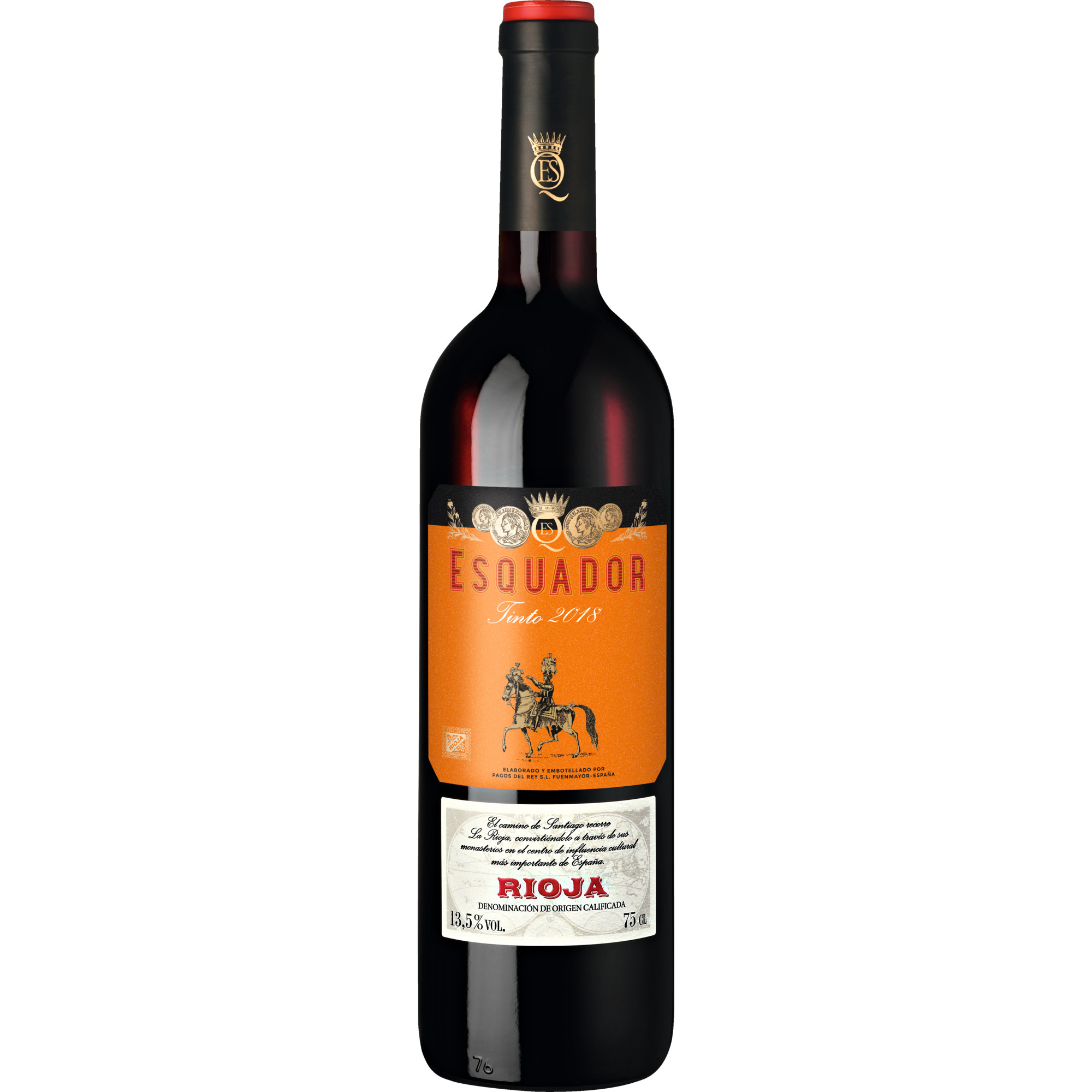 Esquador Rioja Tinto, Rioja DOCa, Rioja, 2018, Rotwein Pagos del Rey S.L. Fuenmayor - España Hawesko DE