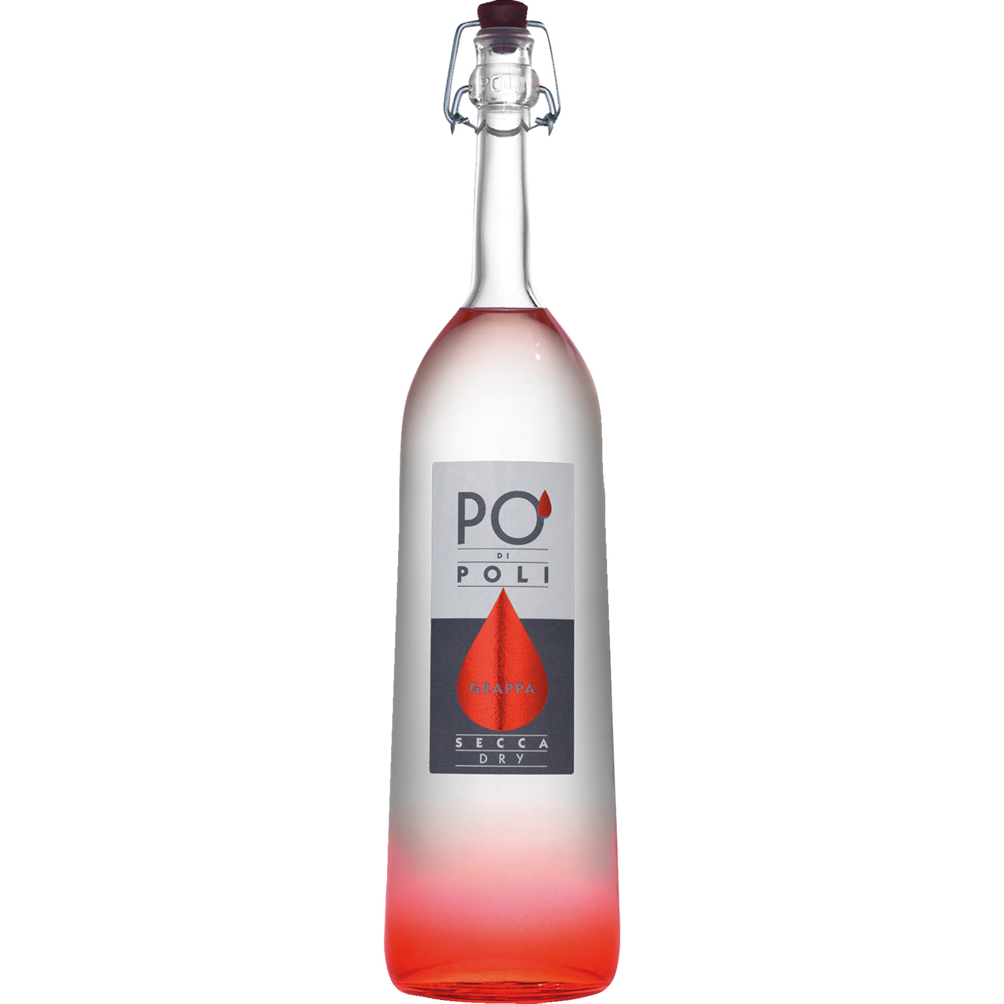 Image of Grappa Po' di Poli Secca Merlot, 0,70 L, 40% Vol., Spirituosen