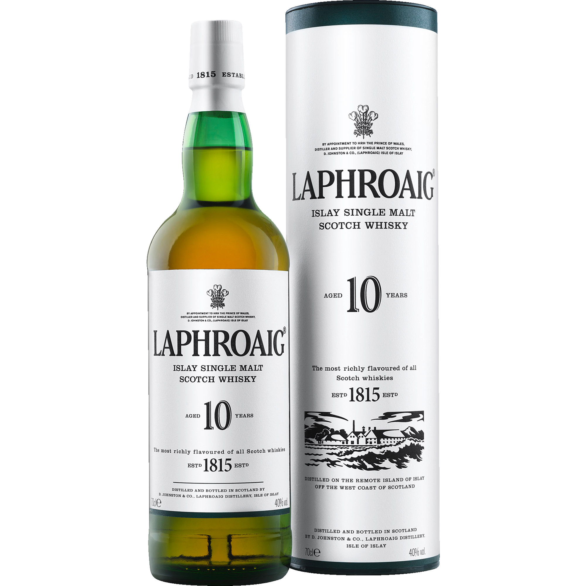 Laphroaig 10 Years Isle of Islay Single Malt, Scotch Whisky, 0,7 L, 40% Vol., Schottland, Spirituosen  Spirituosen Hawesko