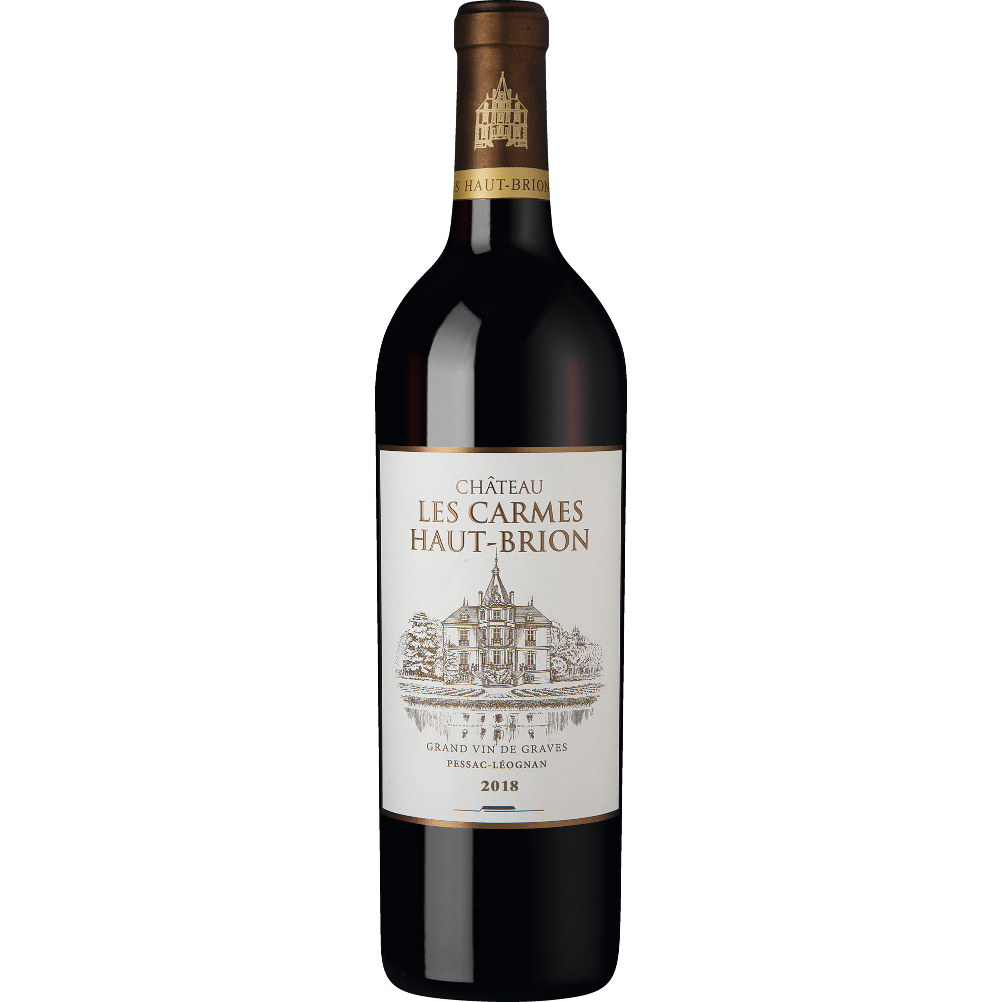 Château Les Carmes Haut-Brion, Pessac-Léognan AOP, Bordeaux, 2018, Rotwein - Rotwein