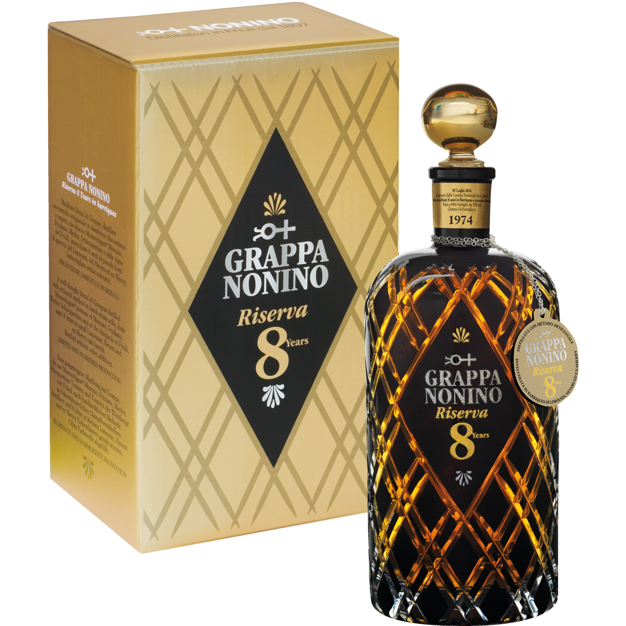 Image of Grappa 8 Jahre Nonino Distillatori Riserva