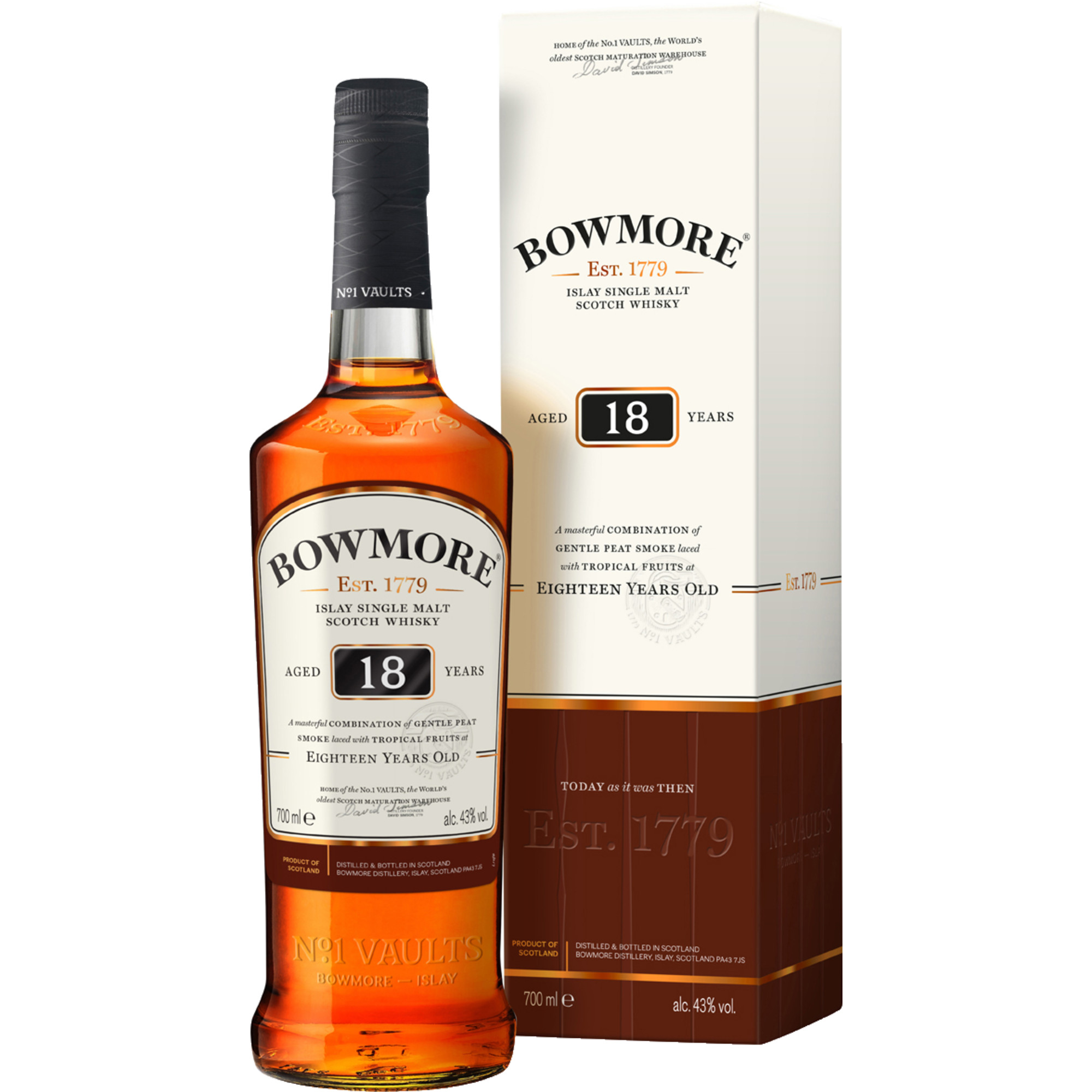 Image of Bowmore 18 Jahre 0,7 L 43%vol