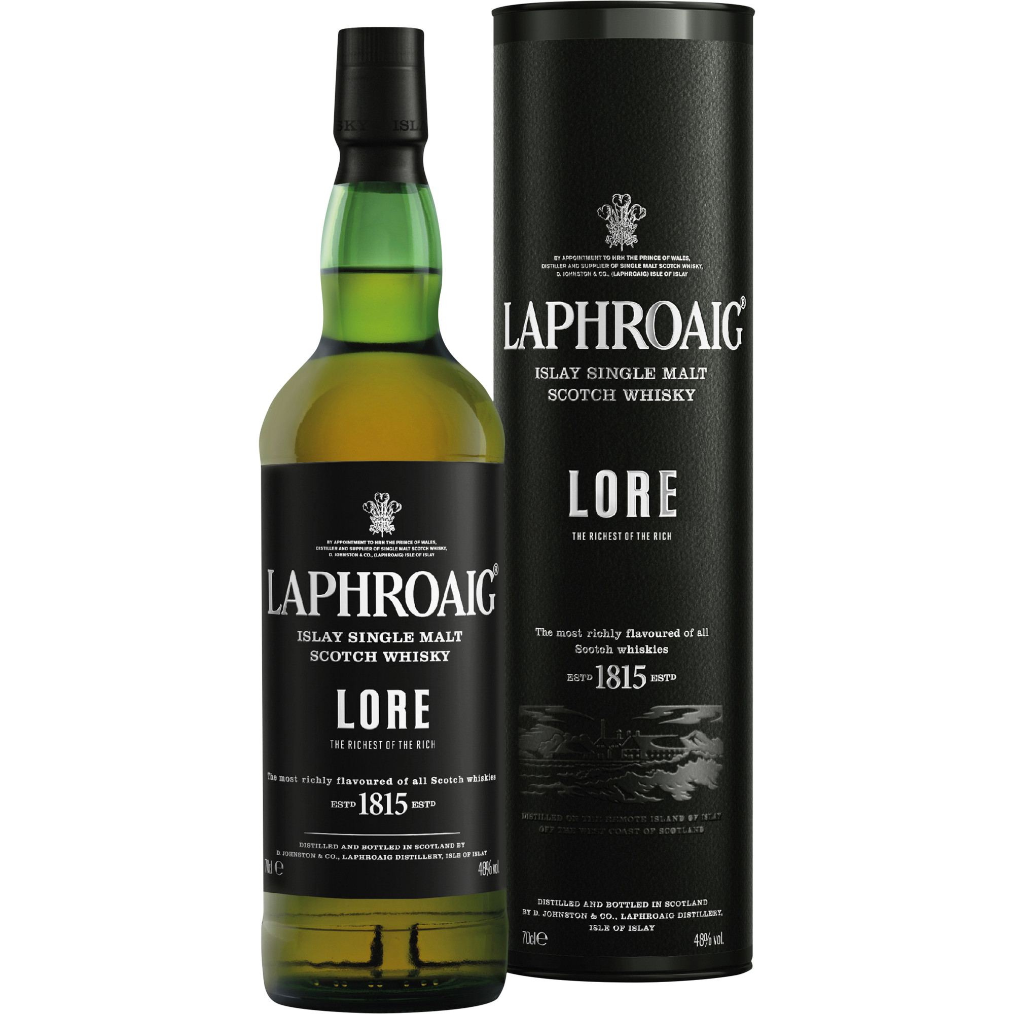 Laphroaig Lore Islay Single Malt Scotch Whisky, 0,7 L, 48% Vol., Schottland, Spirituosen  Spirituosen Hawesko
