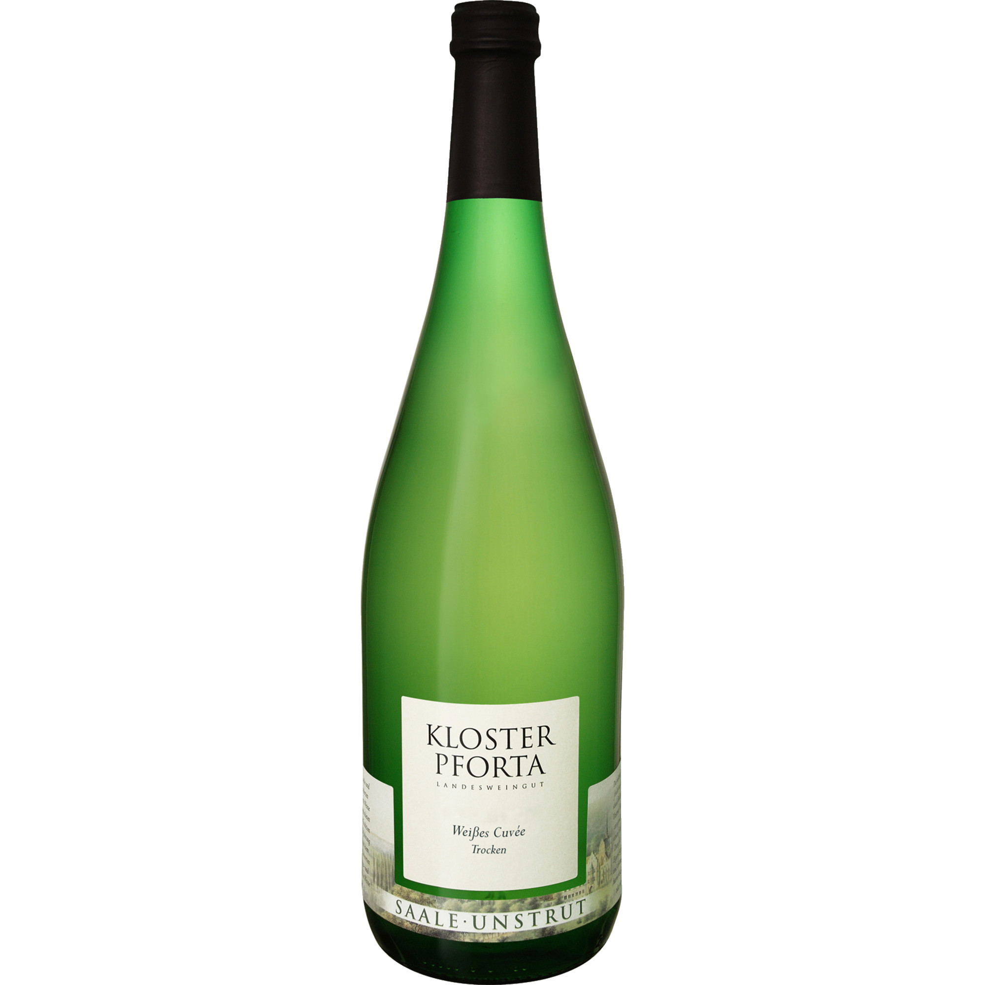 Kloster Pforta Weißes Cuvée, Trocken, Saale-Unstrut, 1,0 L, Saale-Unstrut, Weißwein