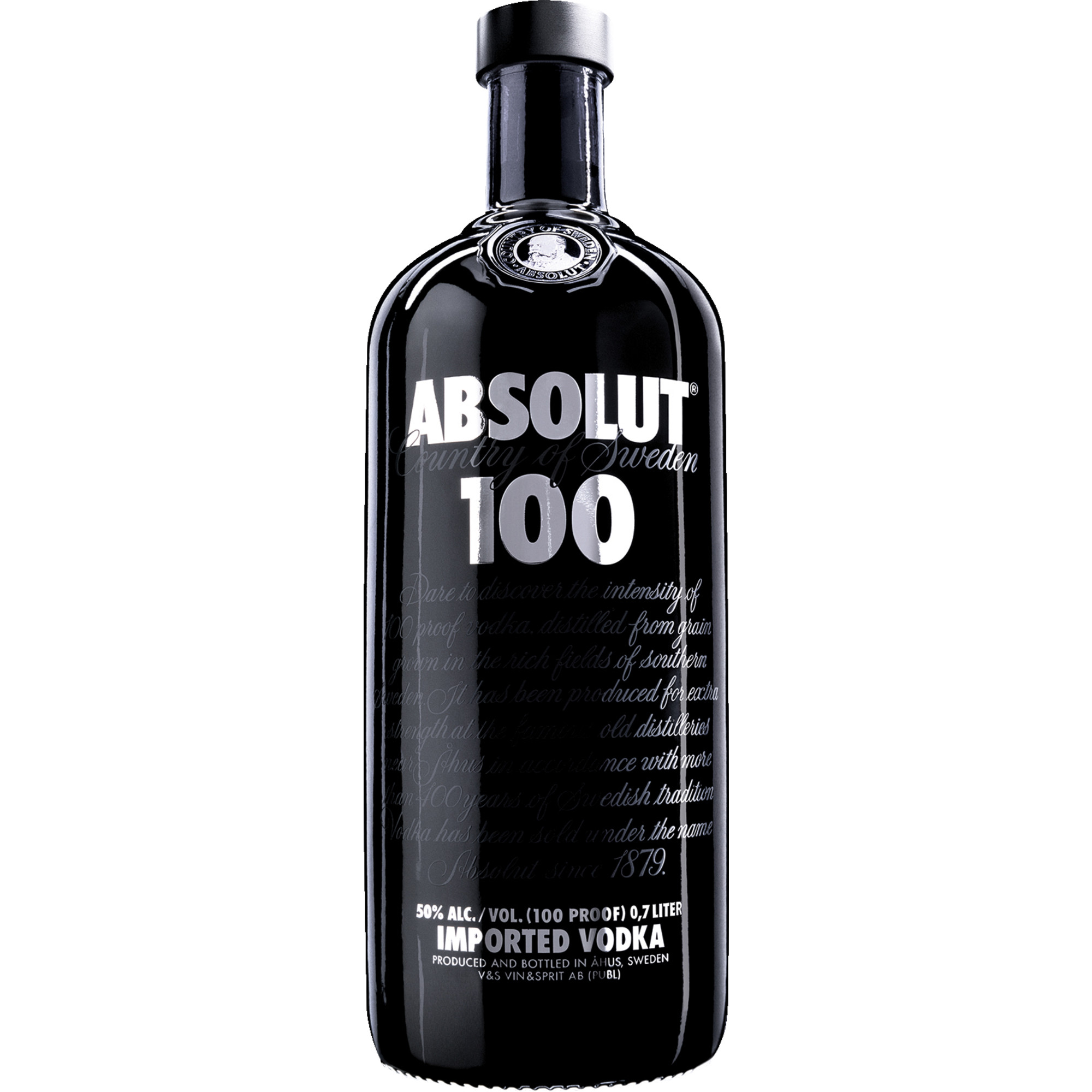 Absolut Vodka 100, Schweden, 0,7 L, 50% Vol., Spirituosen - Spirituosen