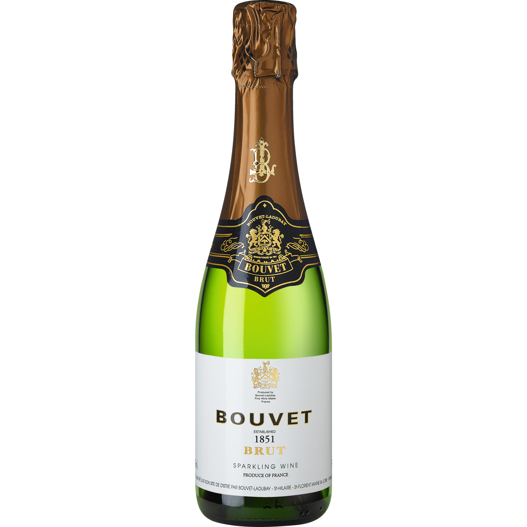 Bouvet 1851, Brut, Méthode Traditionelle, 0,375 L, Loire, Schaumwein