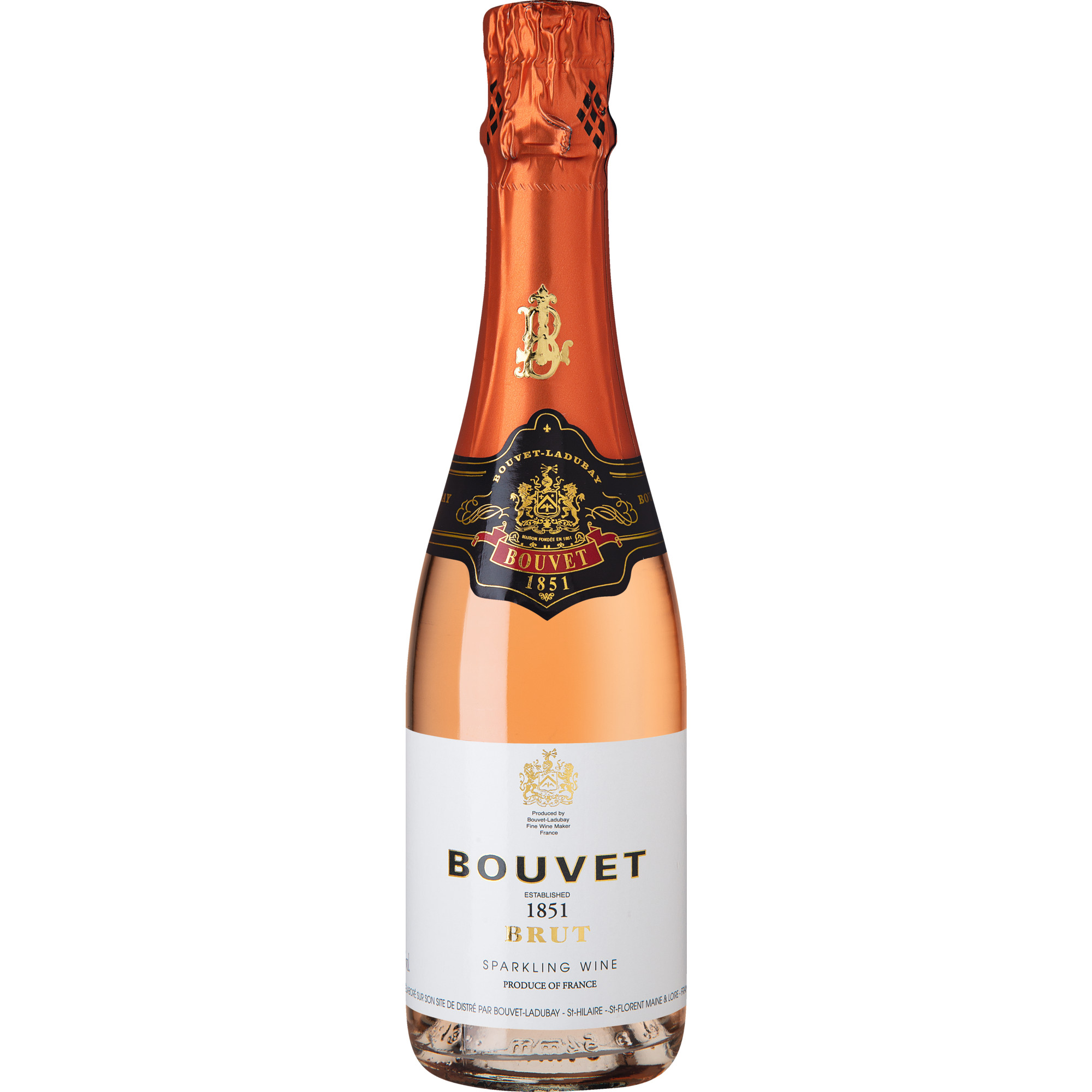 Image of Bouvet 1851 Rosé, Brut, Méthode Traditionelle, 0,375 L, Loire, Schaumwein