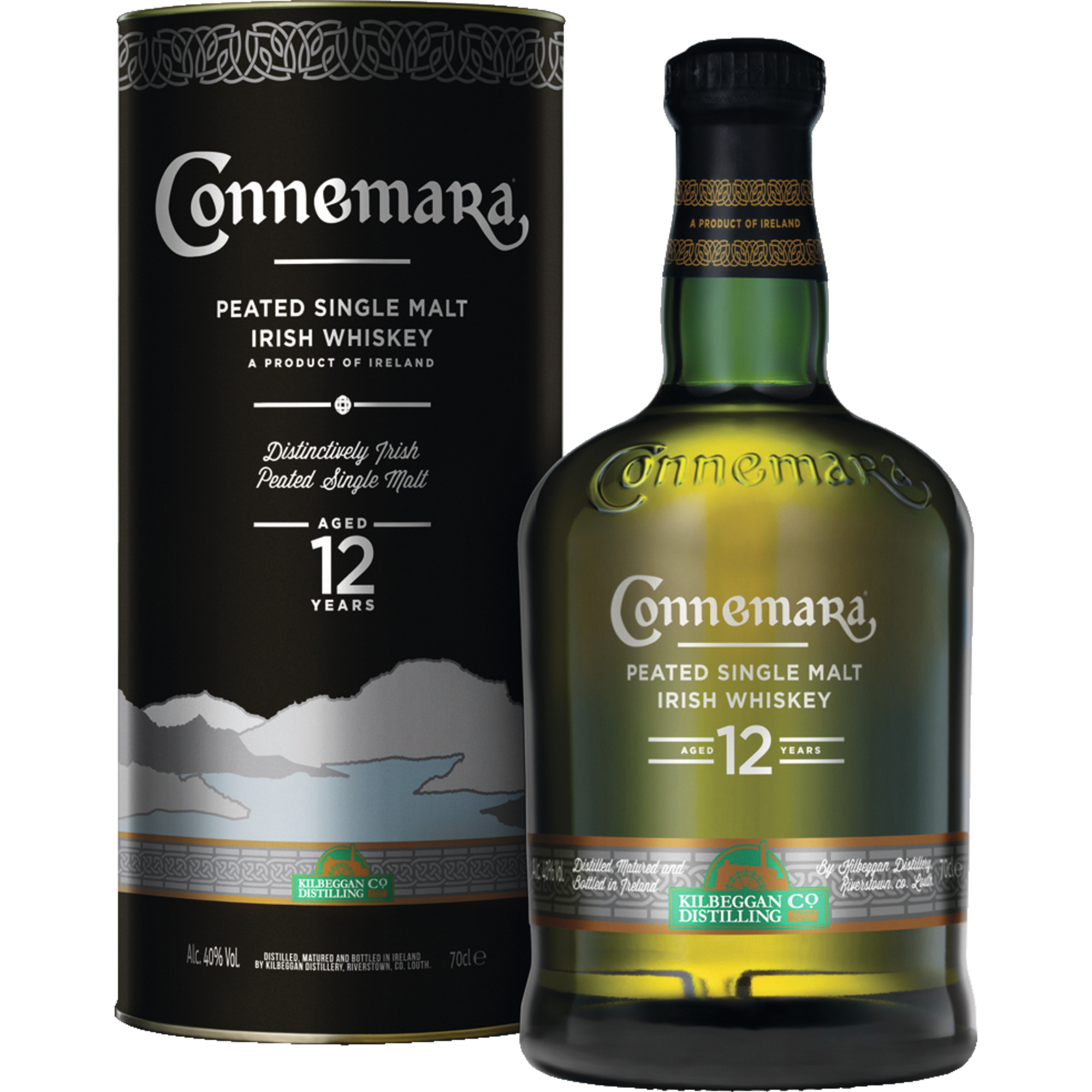 Connemara Peated 12 Years Single Malt, Irish Whiskey, Irland, 0,7 L, 40% Vol., Spirituosen  Spirituosen Hawesko