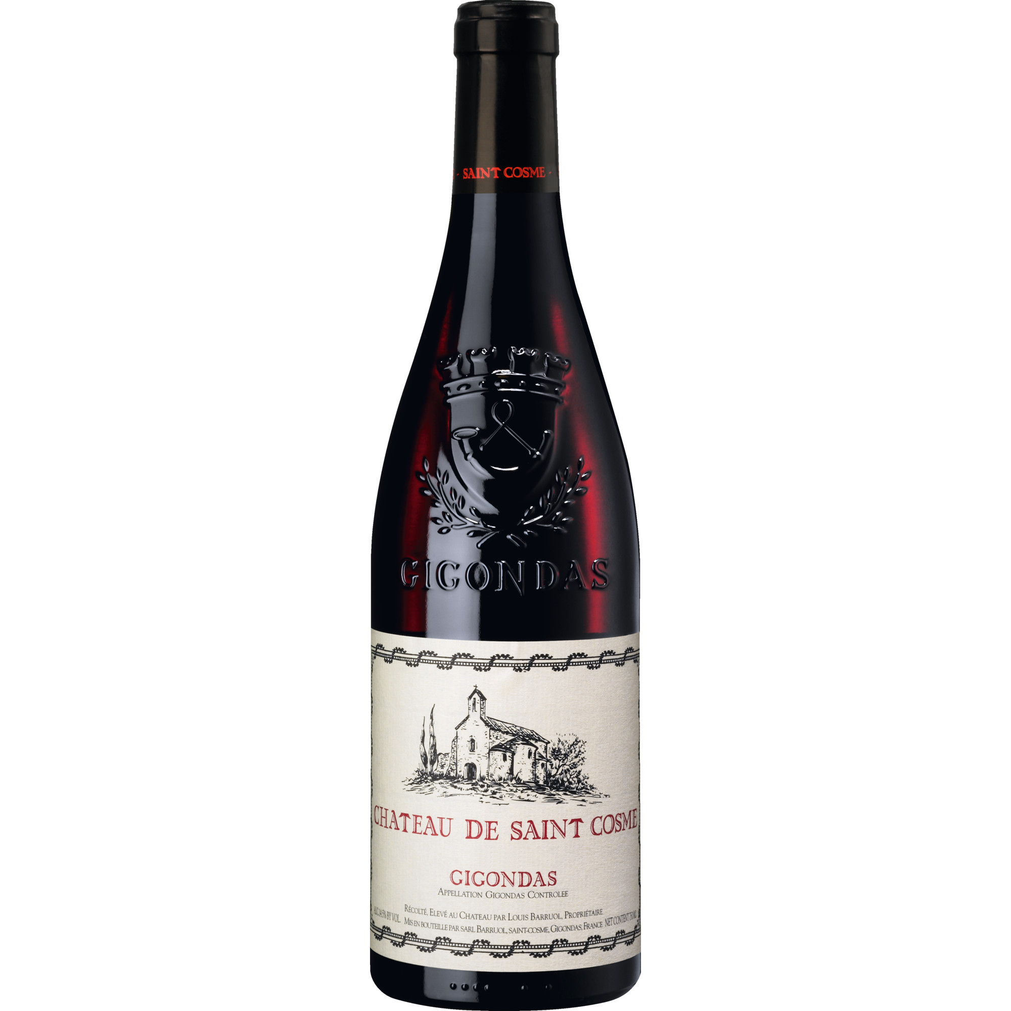 Image of Château de Saint Cosme Gigondas, Gigondas AOP, Rhône, 2018, Rotwein