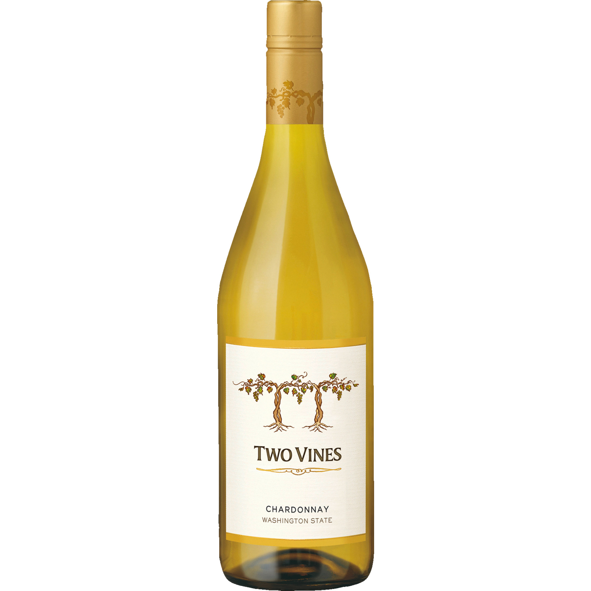 Two Vines Chardonnay, Washington State, Washington, 2018, Weißwein  Weißwein Hawesko