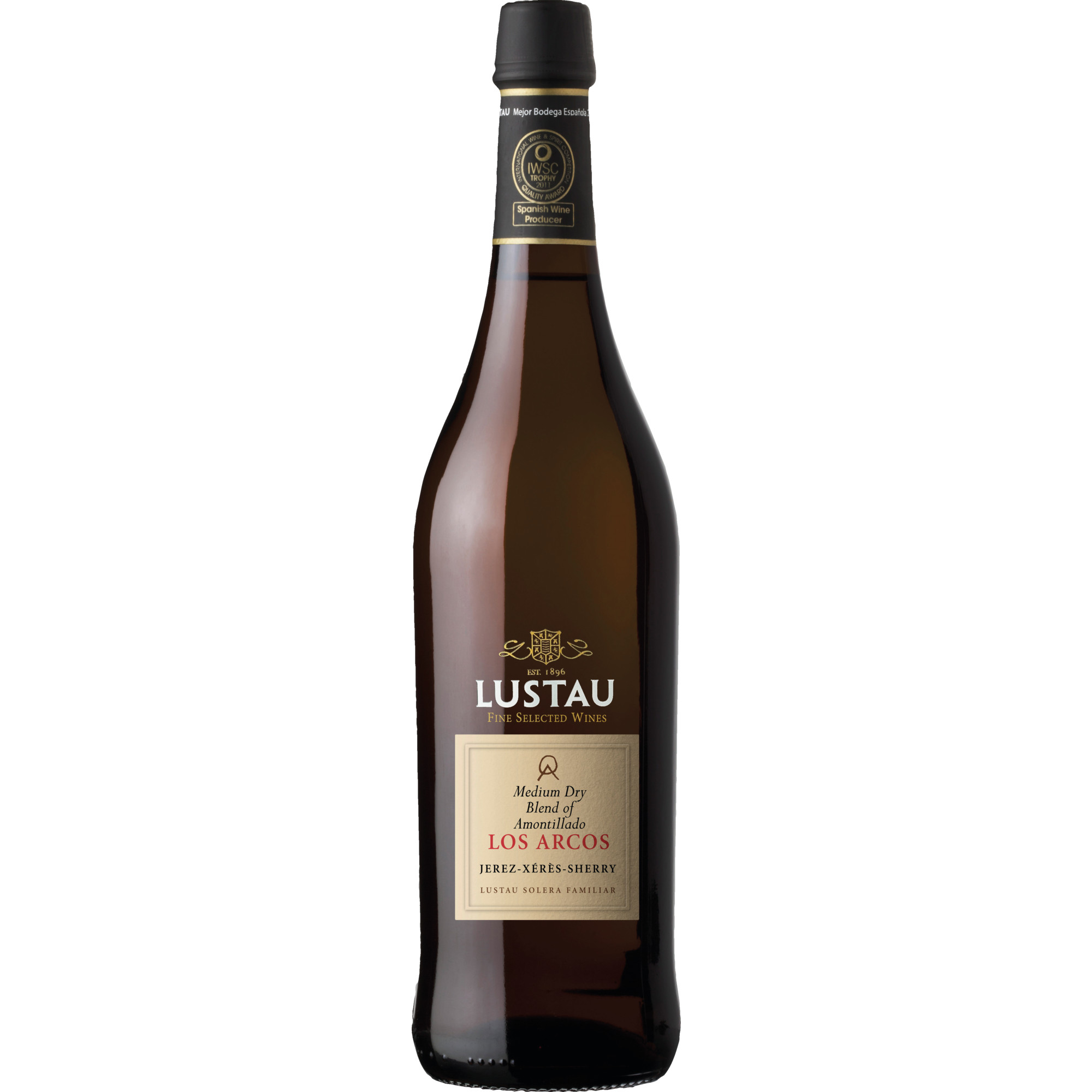 Lustau Amontillado Los Arcos Sherry, Jerez/Xerez/Sherry DO, 18,5 % Vol., Andalusien, Spirituosen - Spirituosen