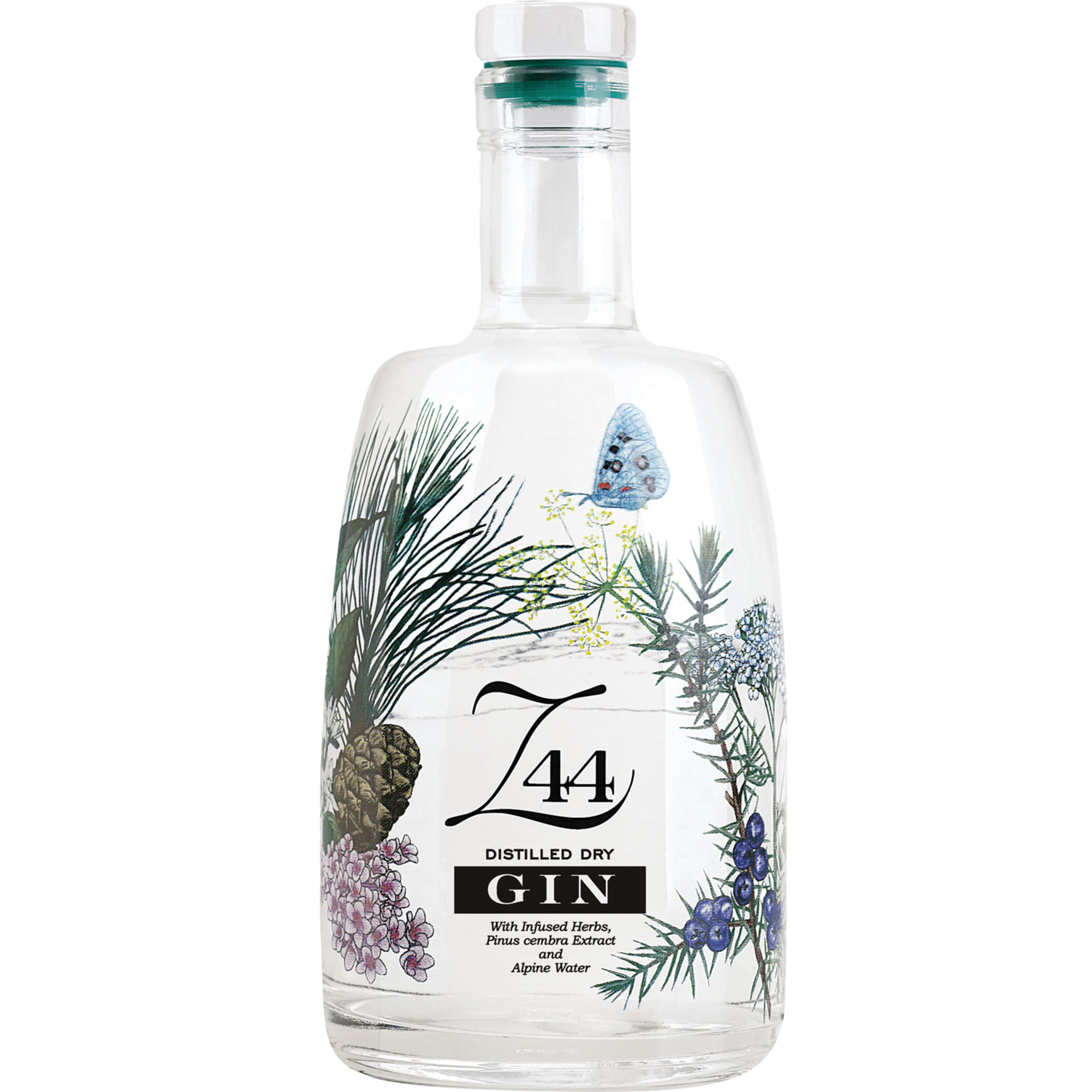 Roner Z44 Dry Gin, 44 % vol. 0,7 L, Spirituosen  Spirituosen Hawesko