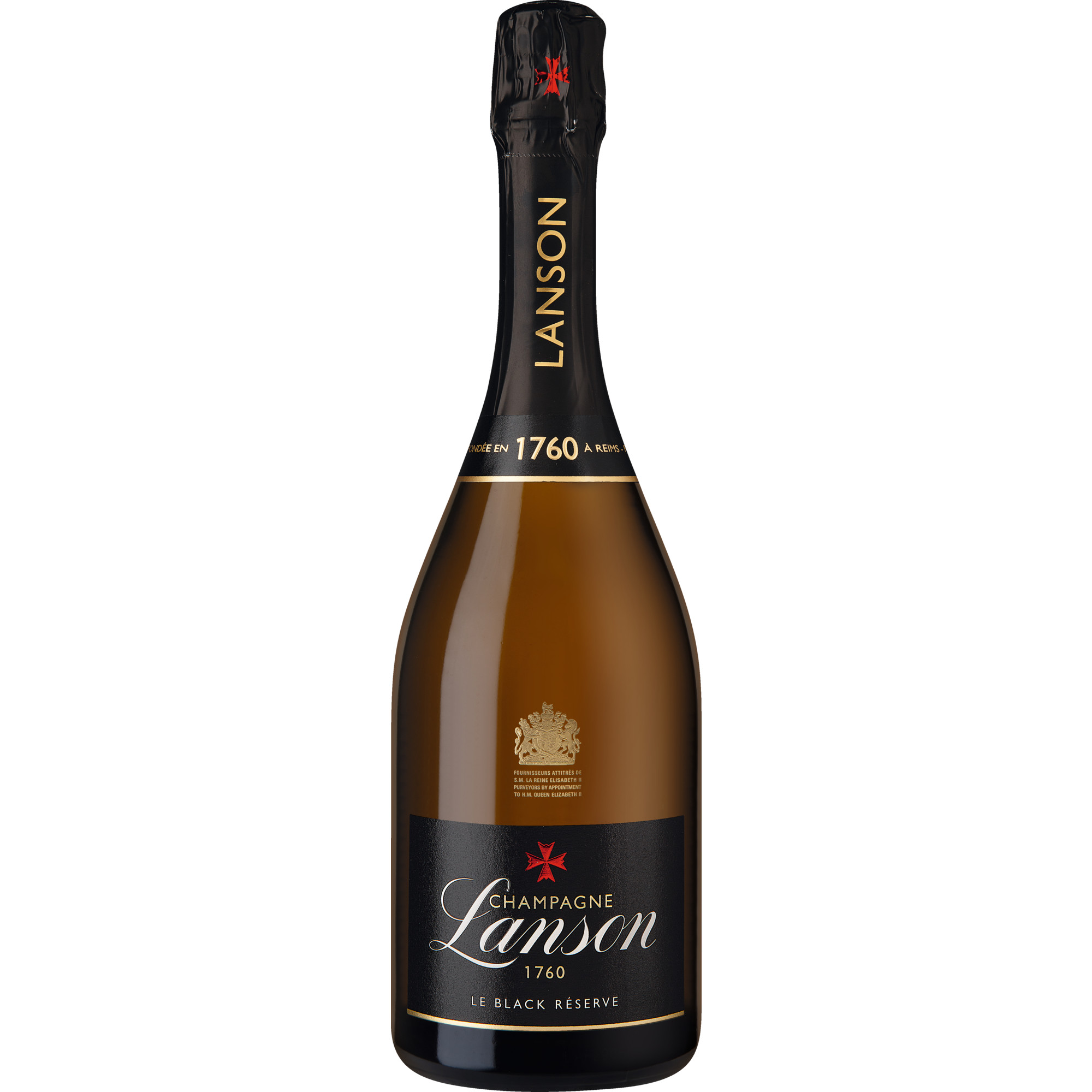 Image of Champagne Lanson Le Black Réserve, Brut, Champagne AC, Champagne, Schaumwein