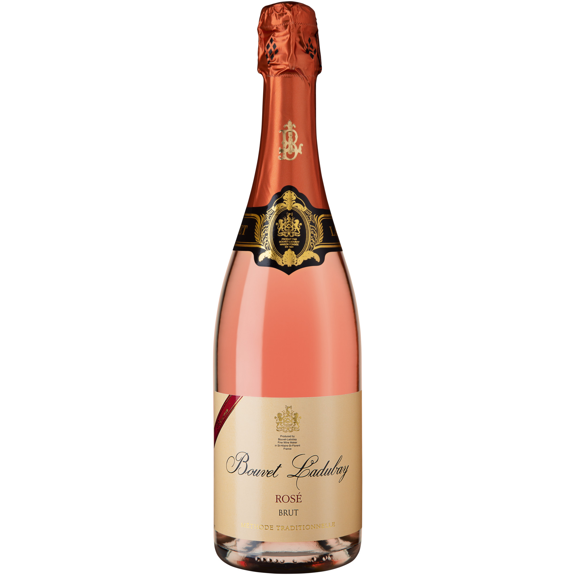 Bouvet Ladubay Réserve Rosé, Brut, Méthode Traditionnelle, Loire, Schaumwein Elaboré à Distré par Bouvet Ladubay SA - St Hilaire St Florent France Hawesko DE