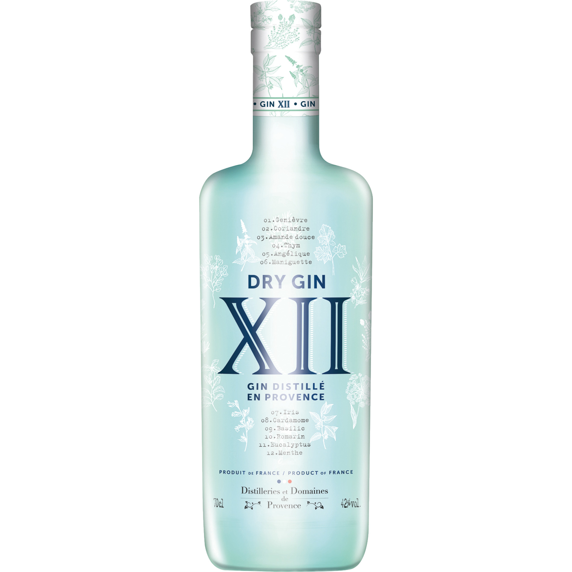 Gin XII, 42% vol., 0,7 L, Spirituosen - Spirituosen