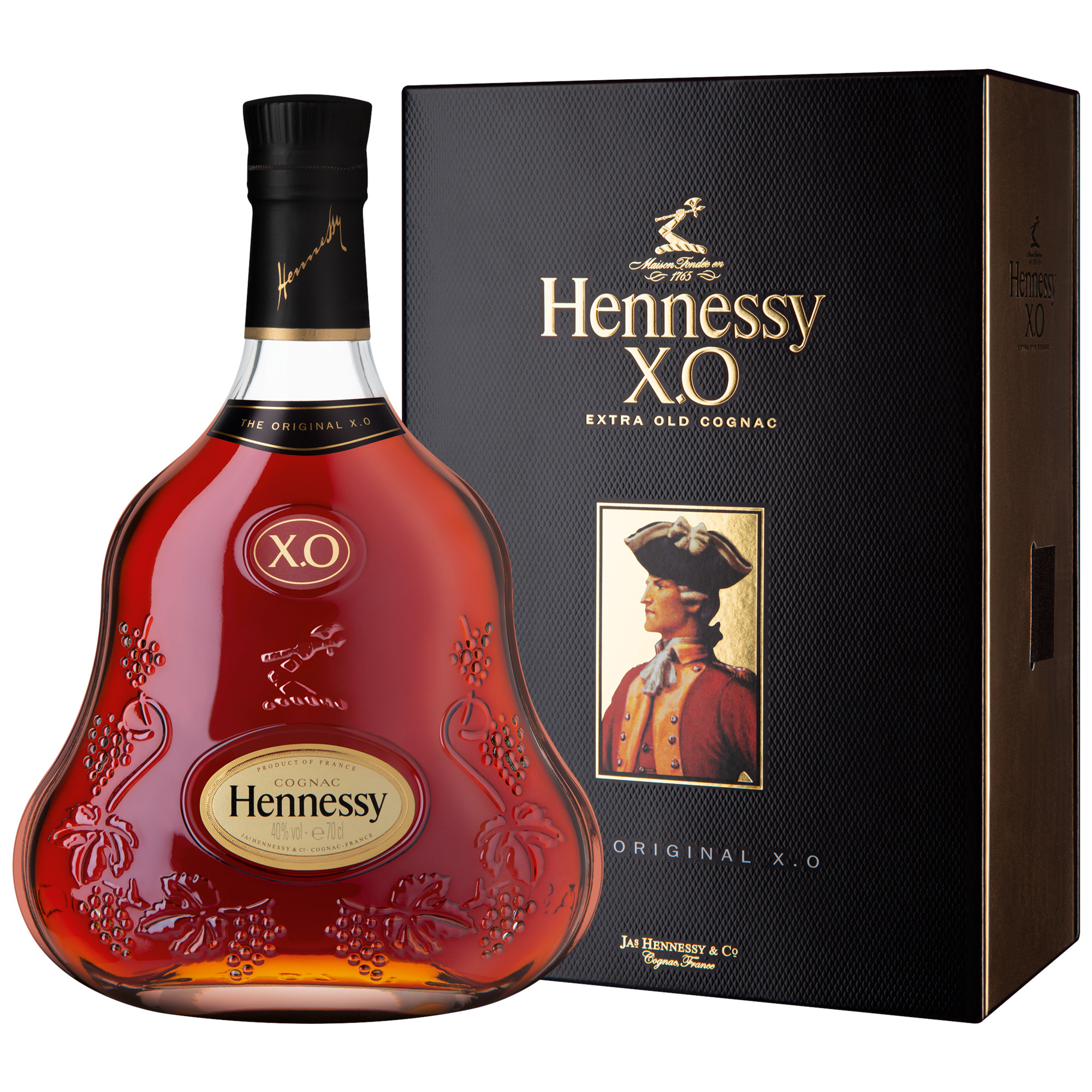 Image of Cognac Hennessy XO, Cognac AOP, 0,7 L, 40% Vol., Geschenketui, Spirituosen