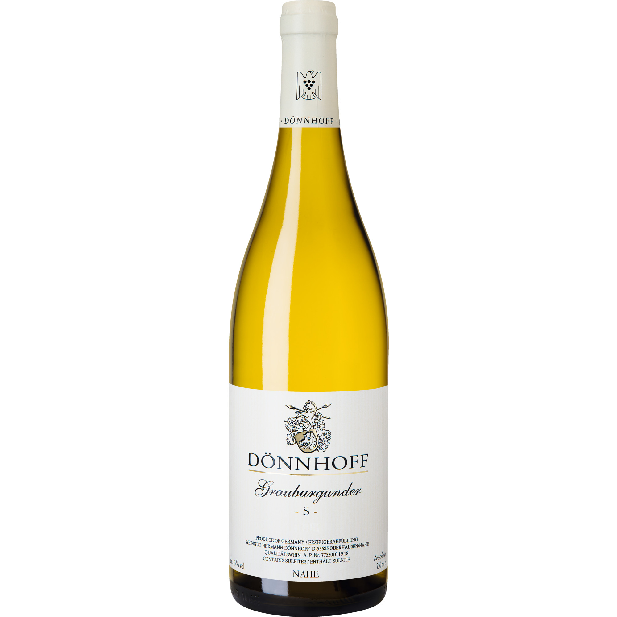 Dönnhoff Grauburgunder S, Trocken, Nahe, Nahe, 2020, Weißwein  Weißwein Hawesko