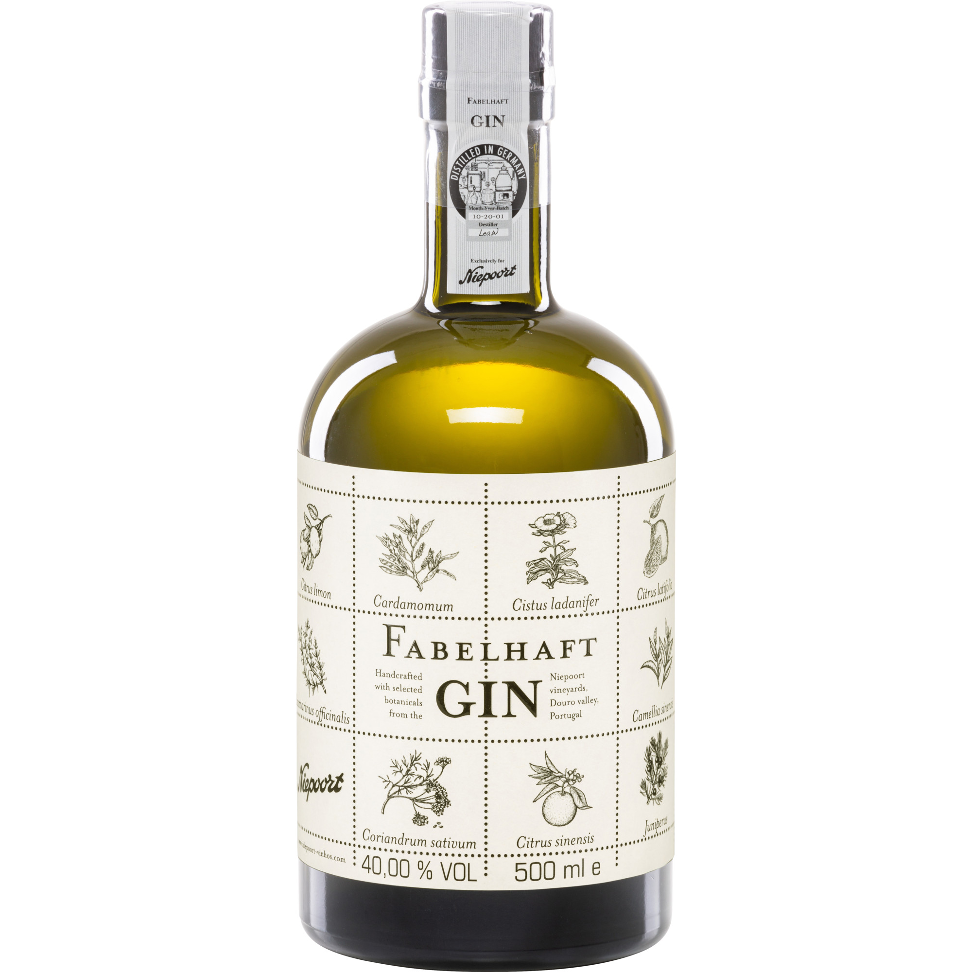Image of Fabelhaft Gin, 40 % vol. 0,5 L, Spirituosen