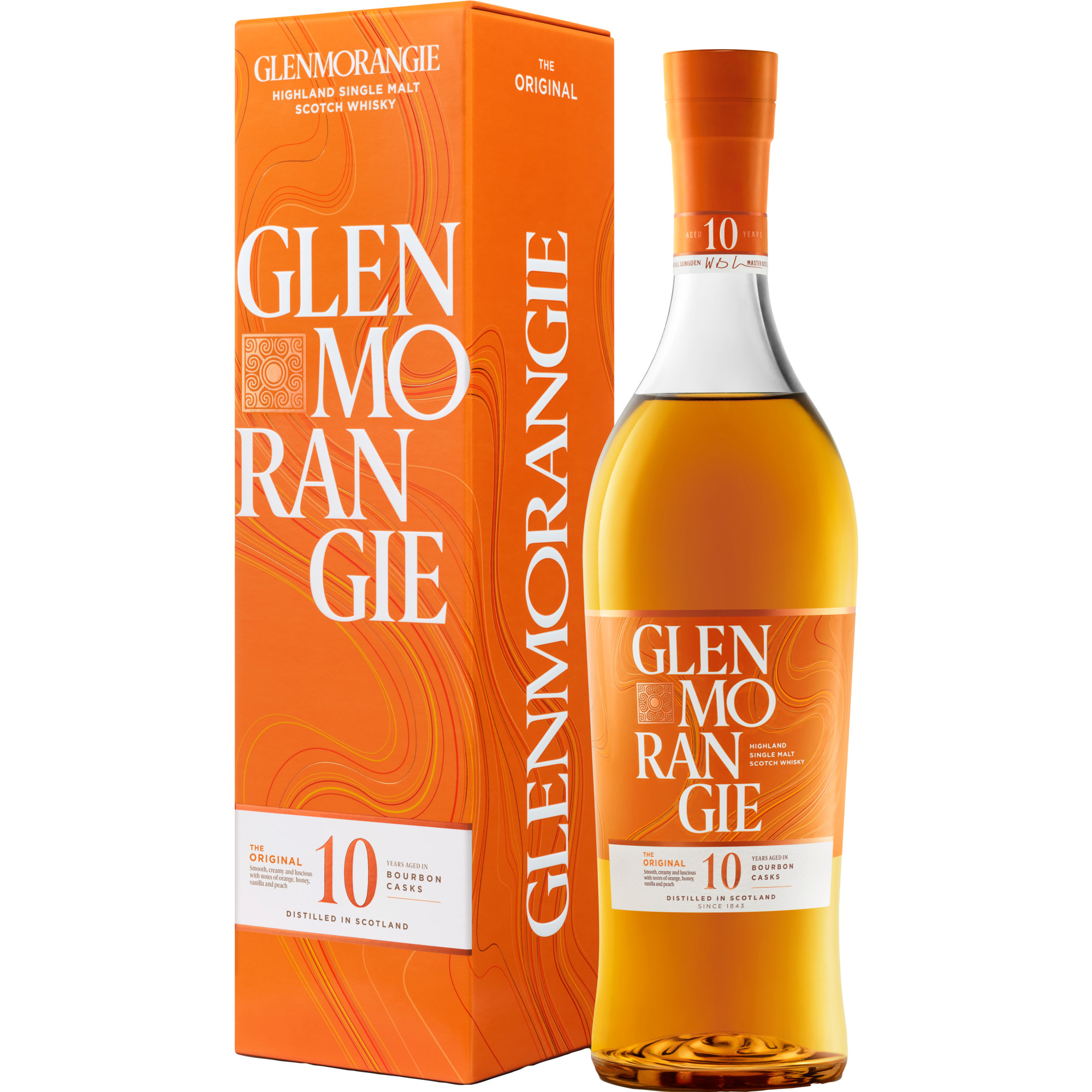 Glenmorangie 10 Years The Original, Highland Single Malt Scotch Whisky, 0,7 L, 40% Vol, Schottland, Spirituosen  Spirituosen Hawesko