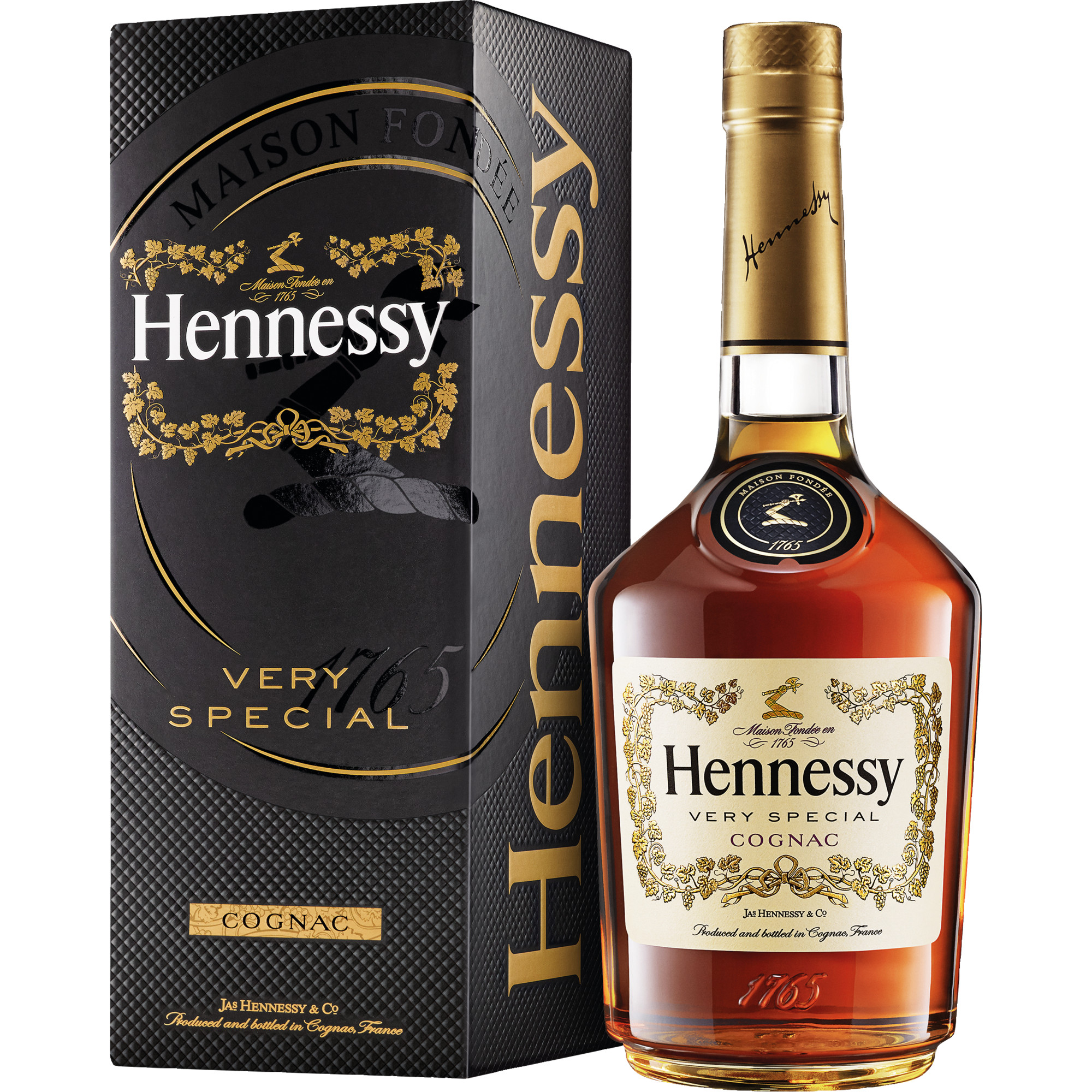 Image of Cognac Hennessy VS, Cognac AOP, 0,7L, 40% Vol., Geschenketui, Cognac, Spirituosen