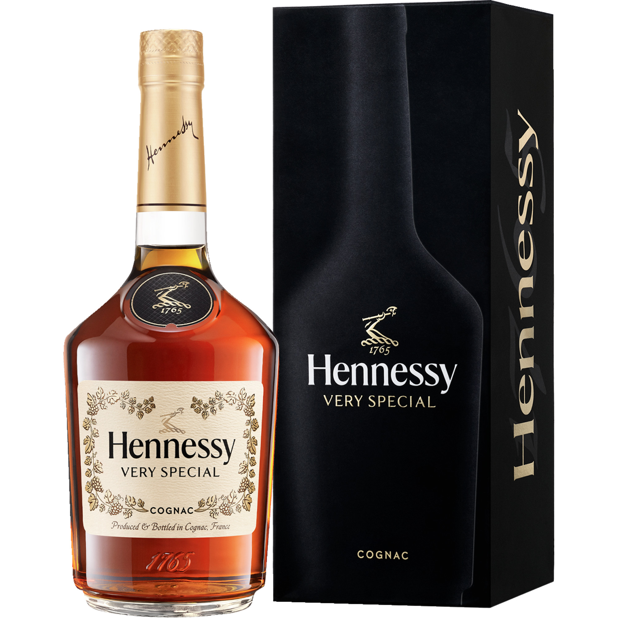 Image of Cognac Hennessy VS, Cognac AOP, 0,7L, 40% Vol., Geschenketui, Cognac, Spirituosen