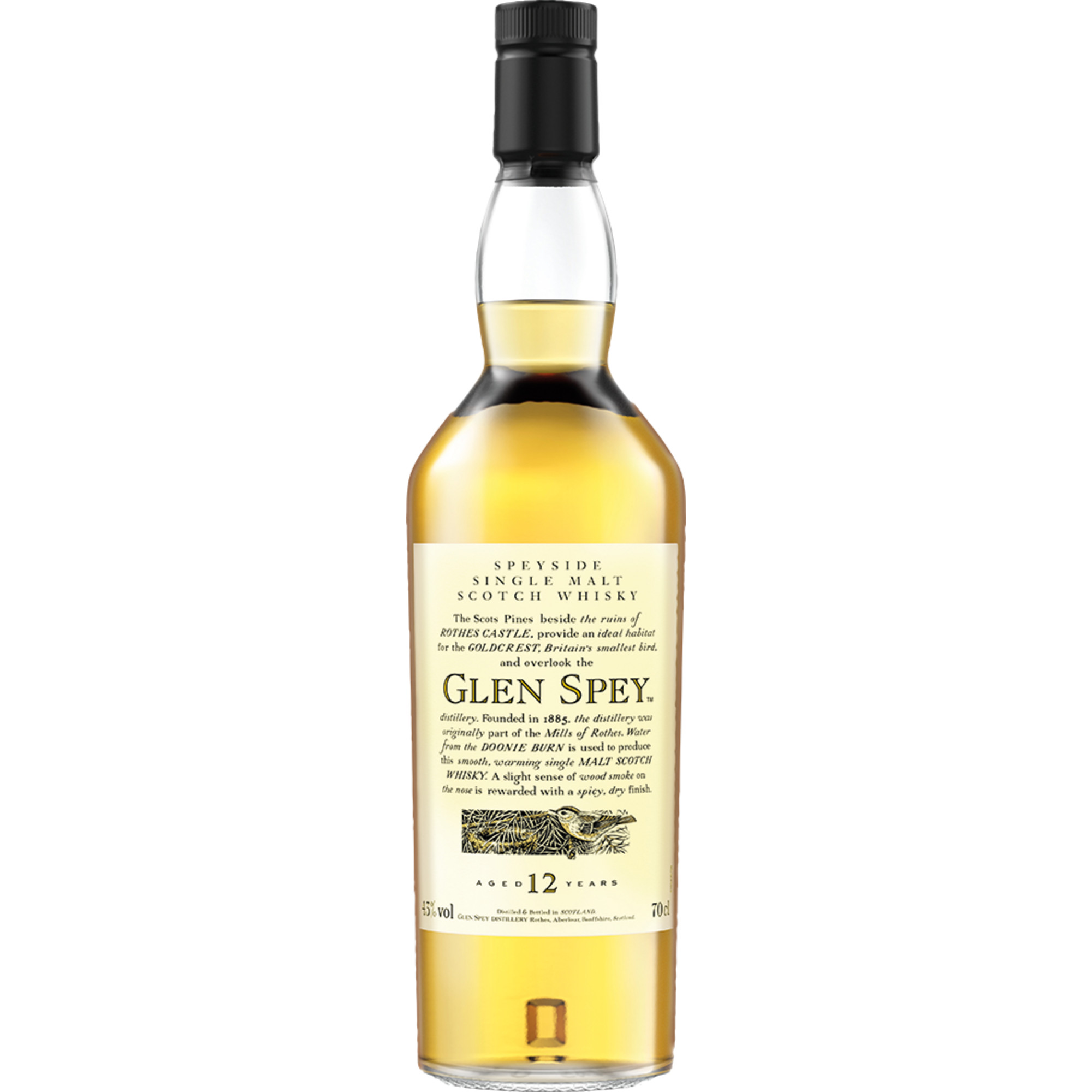 Glen Spey 12 Years Flora & Fauna Collection, Single Malt Scotch Whisky, 0,7 L, 43% Vol., Schottland, Spirituosen  Spirituosen Hawesko