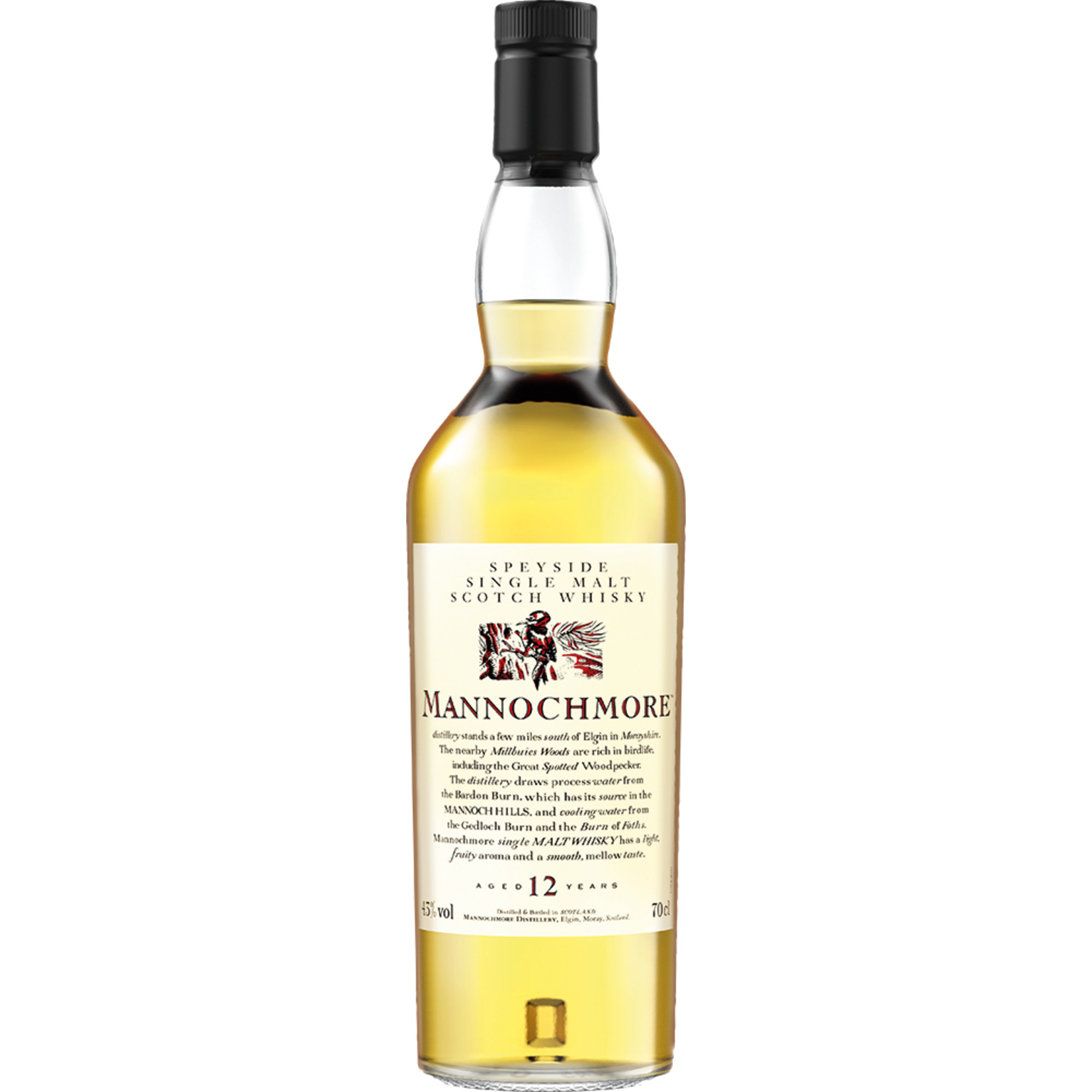 Mannochmore 12 Years Flora & Fauna Collection, Single Malt Scotch Whisky, 0,7 L, 43% Vol., Schottland, Spirituosen  Spirituosen Hawesko