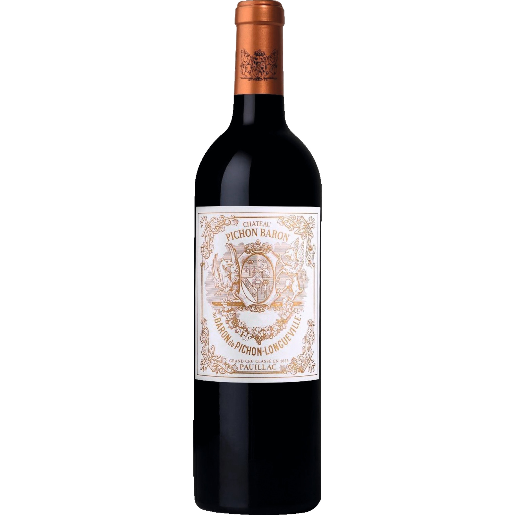 Image of Château Pichon Longueville Baron, Pauillac AOP, 2ème Cru Classé, Bordeaux, 2020, Rotwein