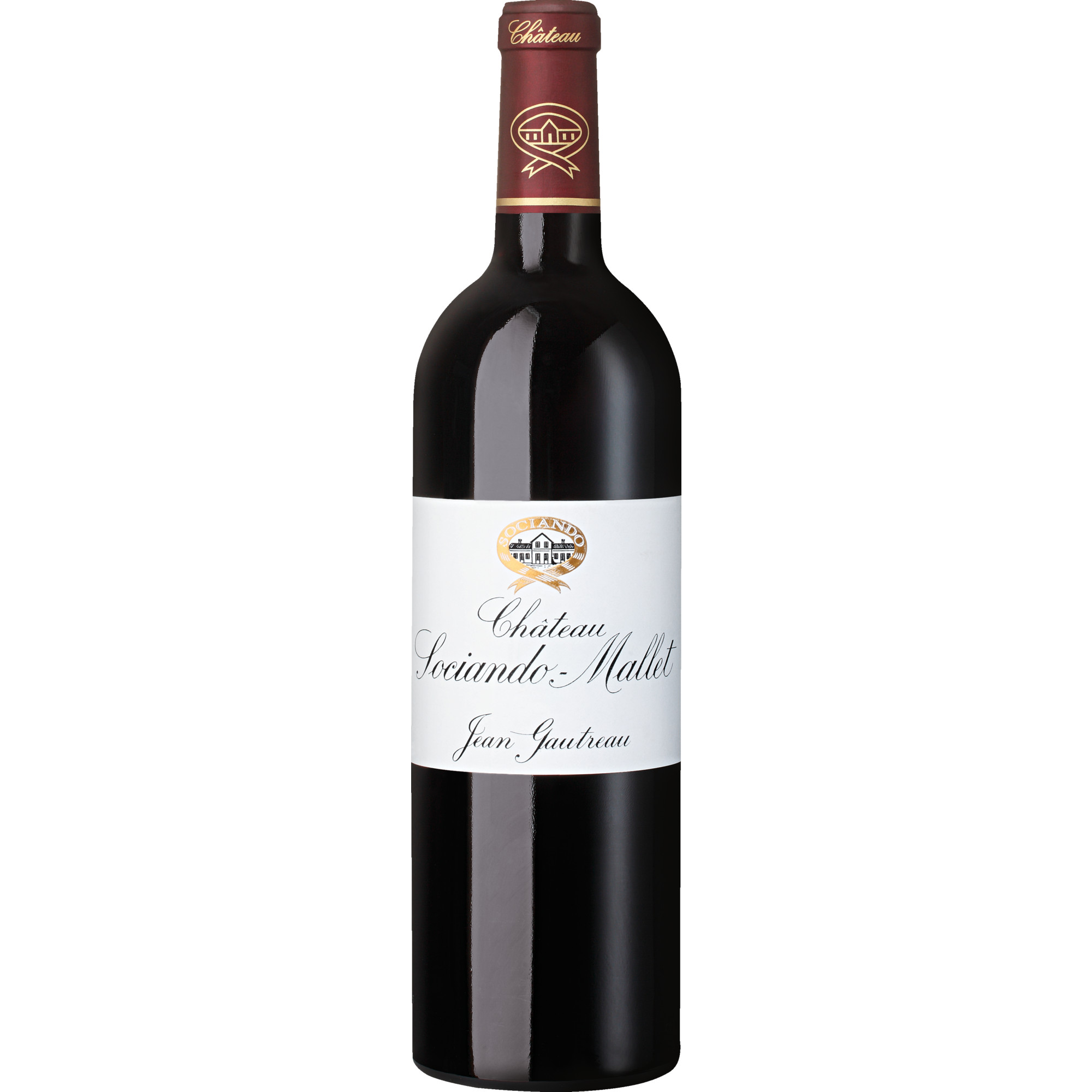 Image of Château Sociando Mallet, Haut-Médoc AOP, Cru Bourgeois, Bordeaux, 2020, Rotwein