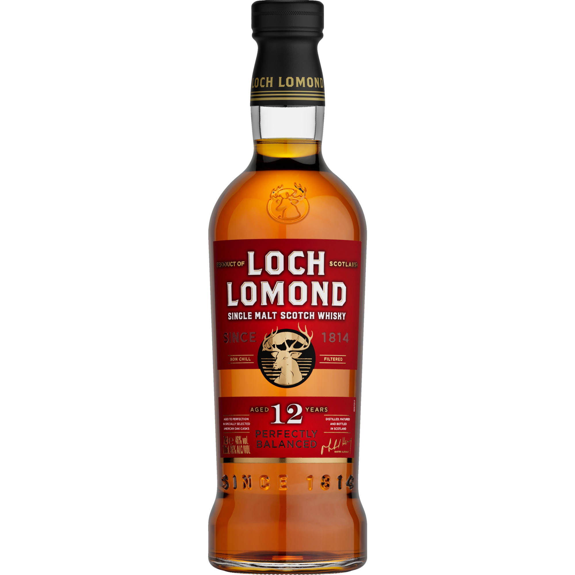Image of Loch Lomond 12 years Single Malt Whisky, Perfectly Balanced, Schottland, 0,7 L, 46% Vol., Schottland, Spirituosen