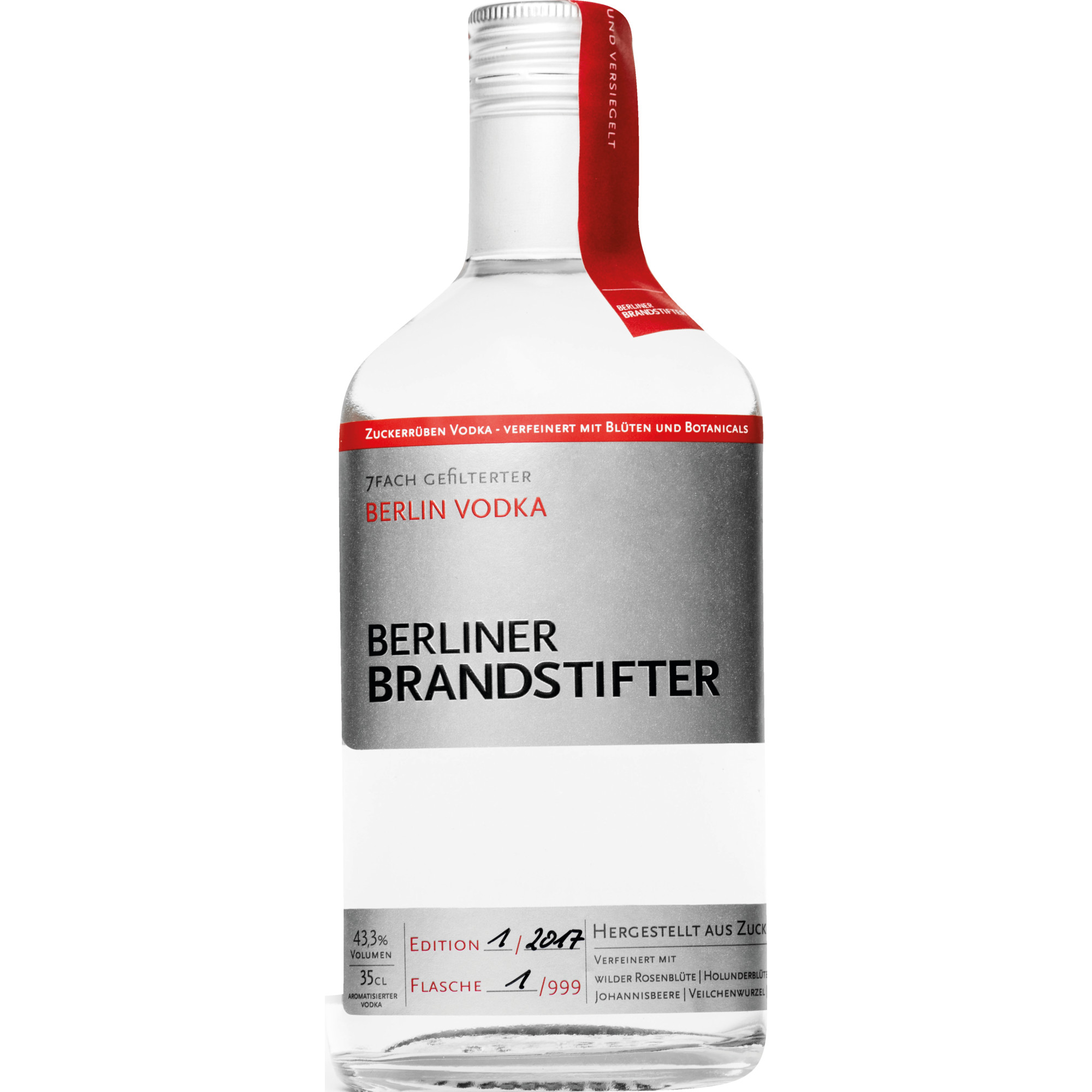 Berlin Vodka, 43,3 % vol. 0,7 L, Spirituosen  Spirituosen Hawesko
