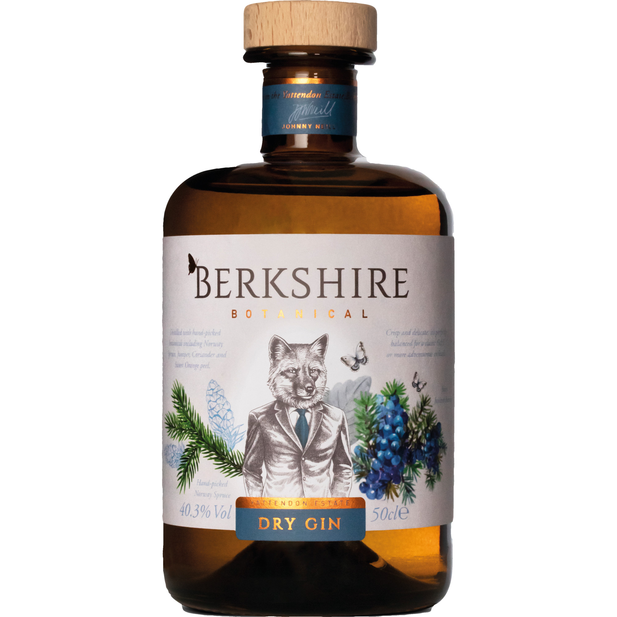 Berkshire Botanical Dry Gin, 0,5 L, 40,3 Vol., Spirituosen  Spirituosen Hawesko
