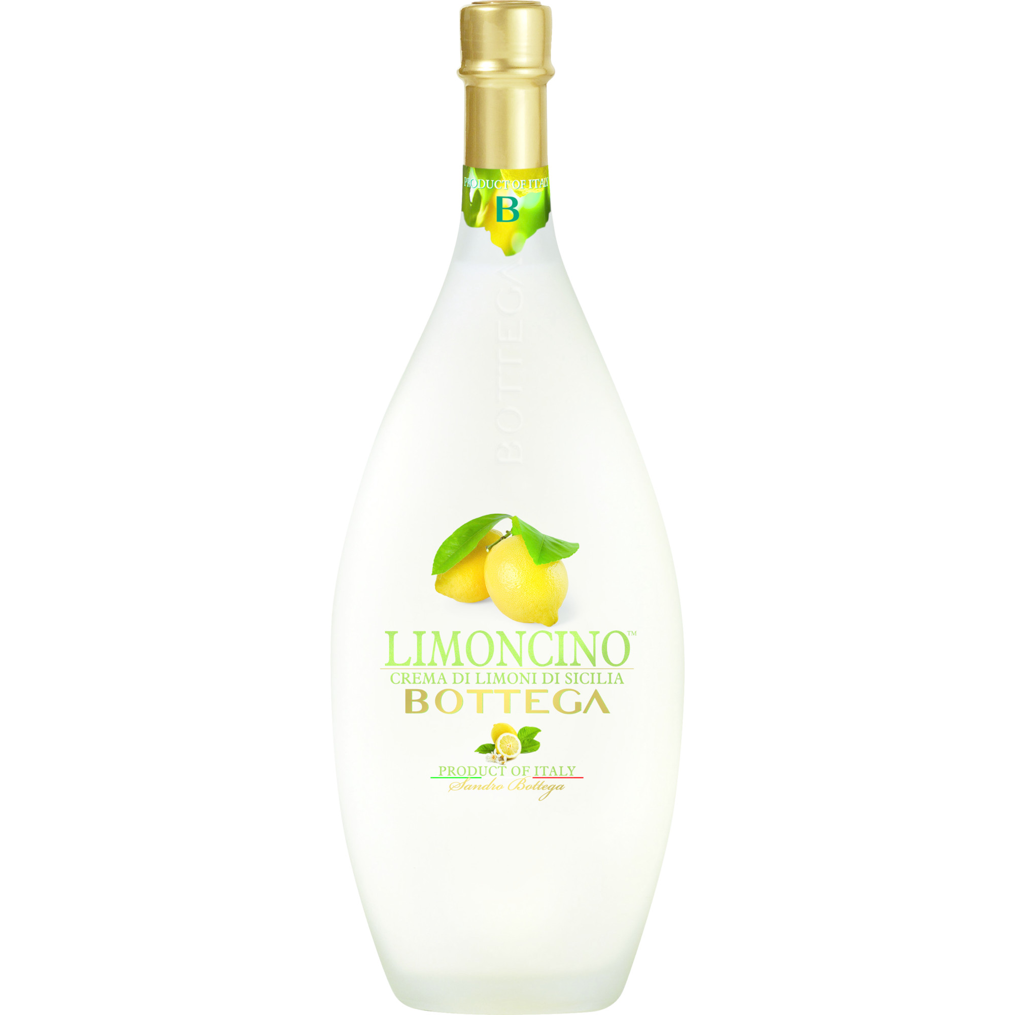 Crema Di Limoncino Liquore Bottega, 0,5 L, 15% Vol., Spirituosen  Spirituosen Hawesko