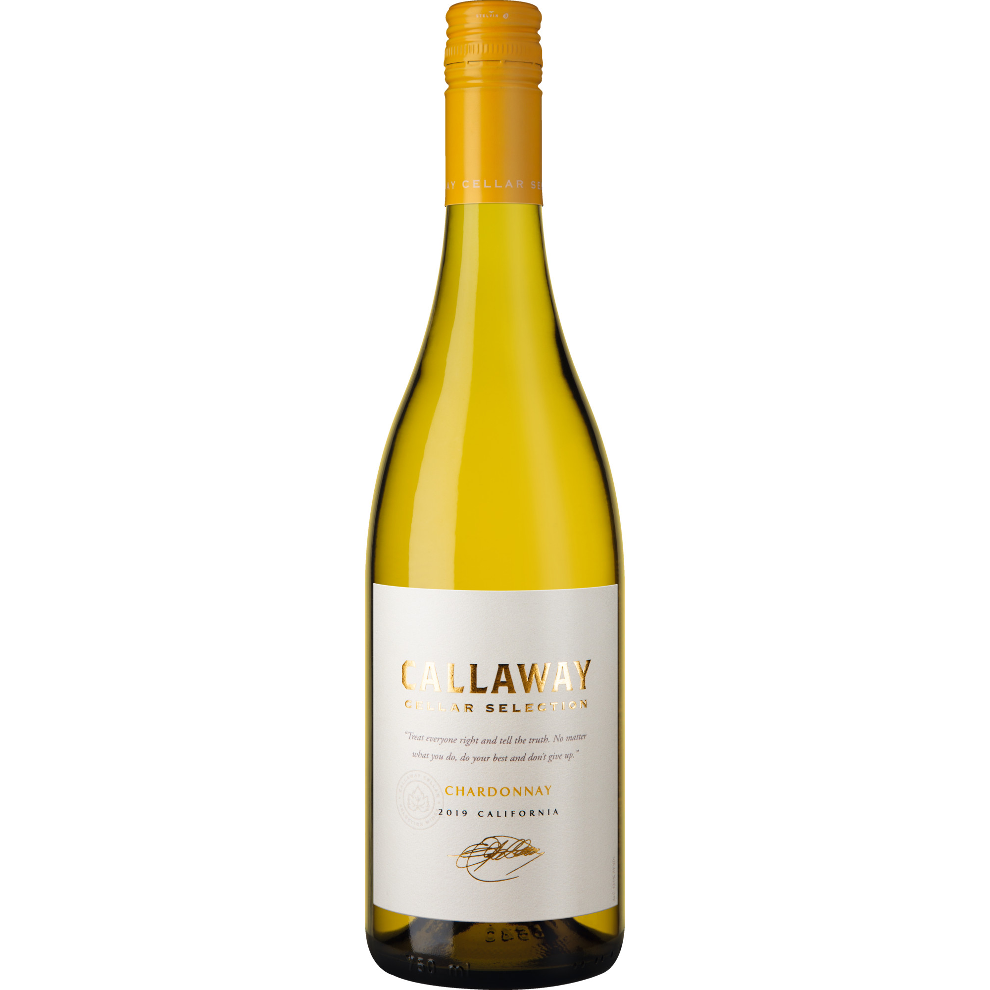 Callaway Cellars Chardonnay, California, Kalifornien, 2019, Weißwein  Weißwein Hawesko